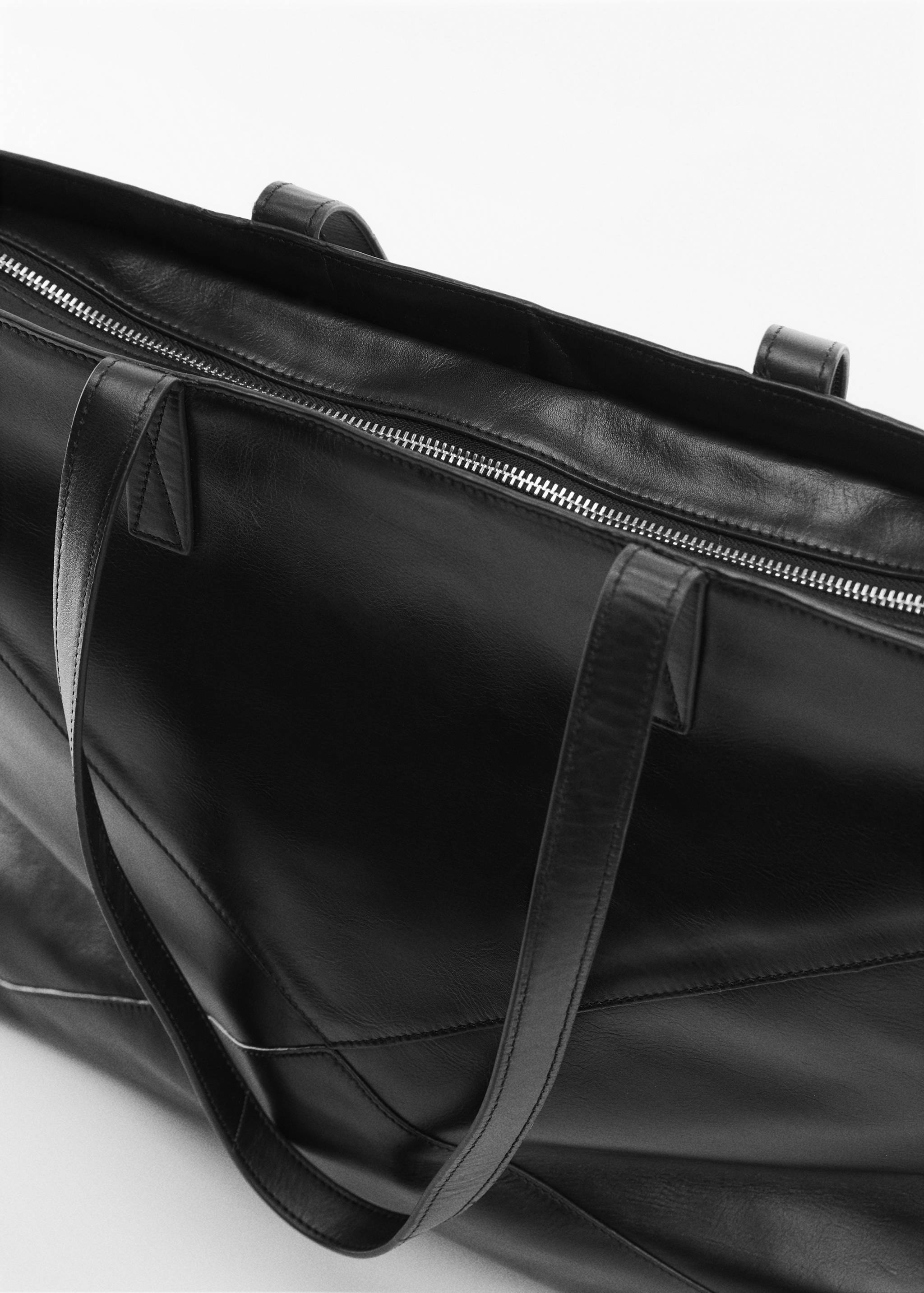 Leather shopper bag - Details of the article 3
