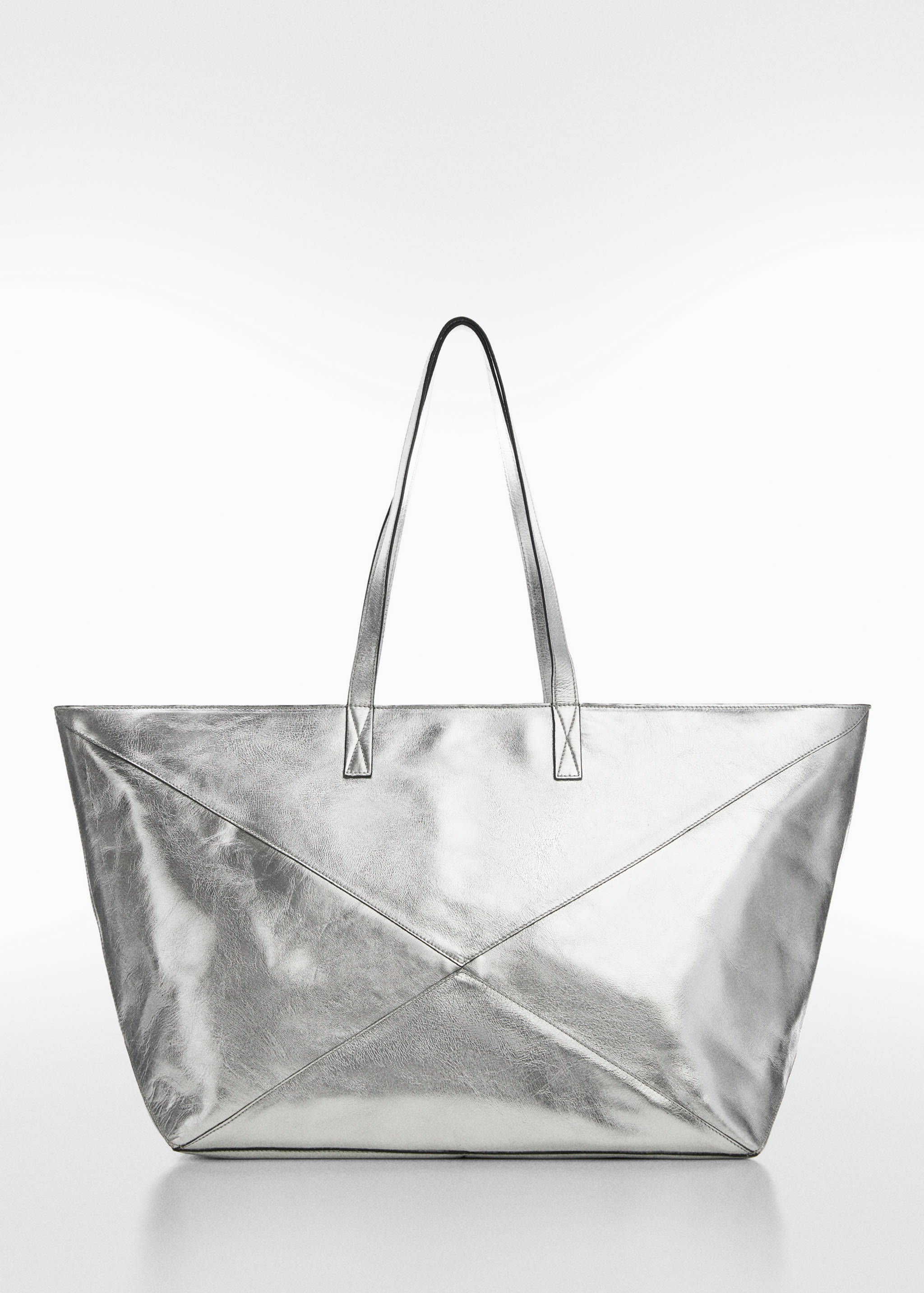 Leather shopper bag - Article without model