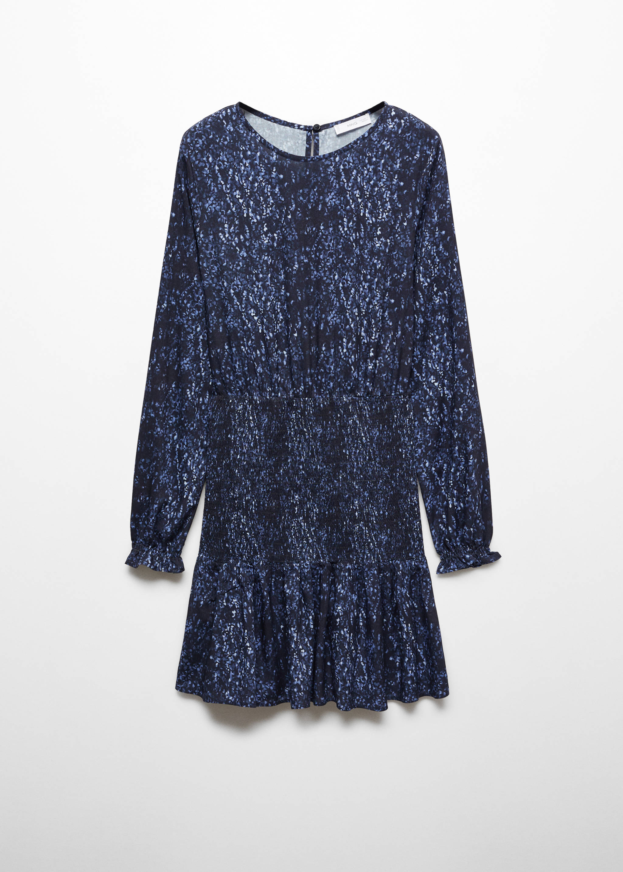 Robe froncée imprimée - Article sans modèle