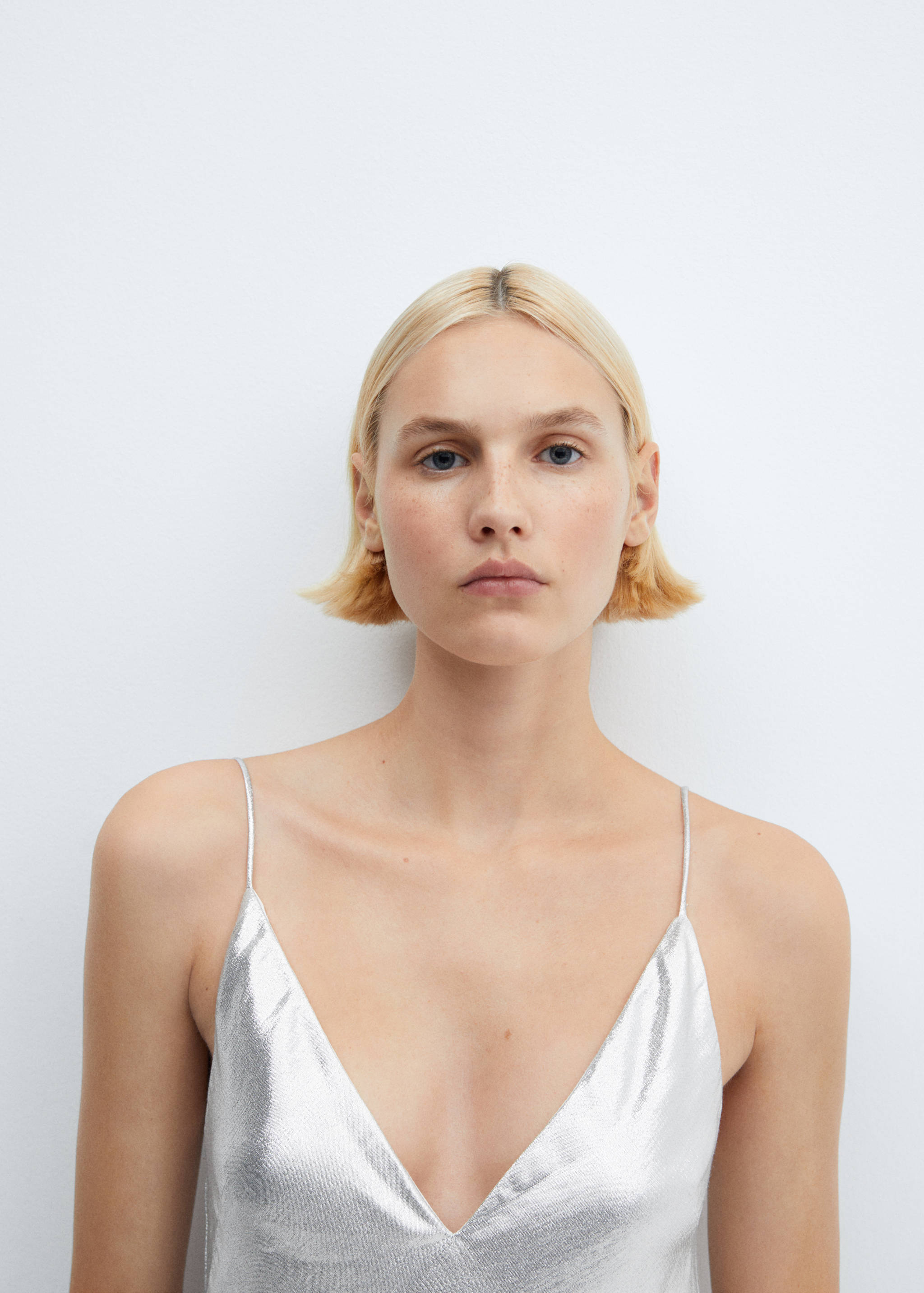 Langes Metallic-Kleid - Detail des Artikels 1