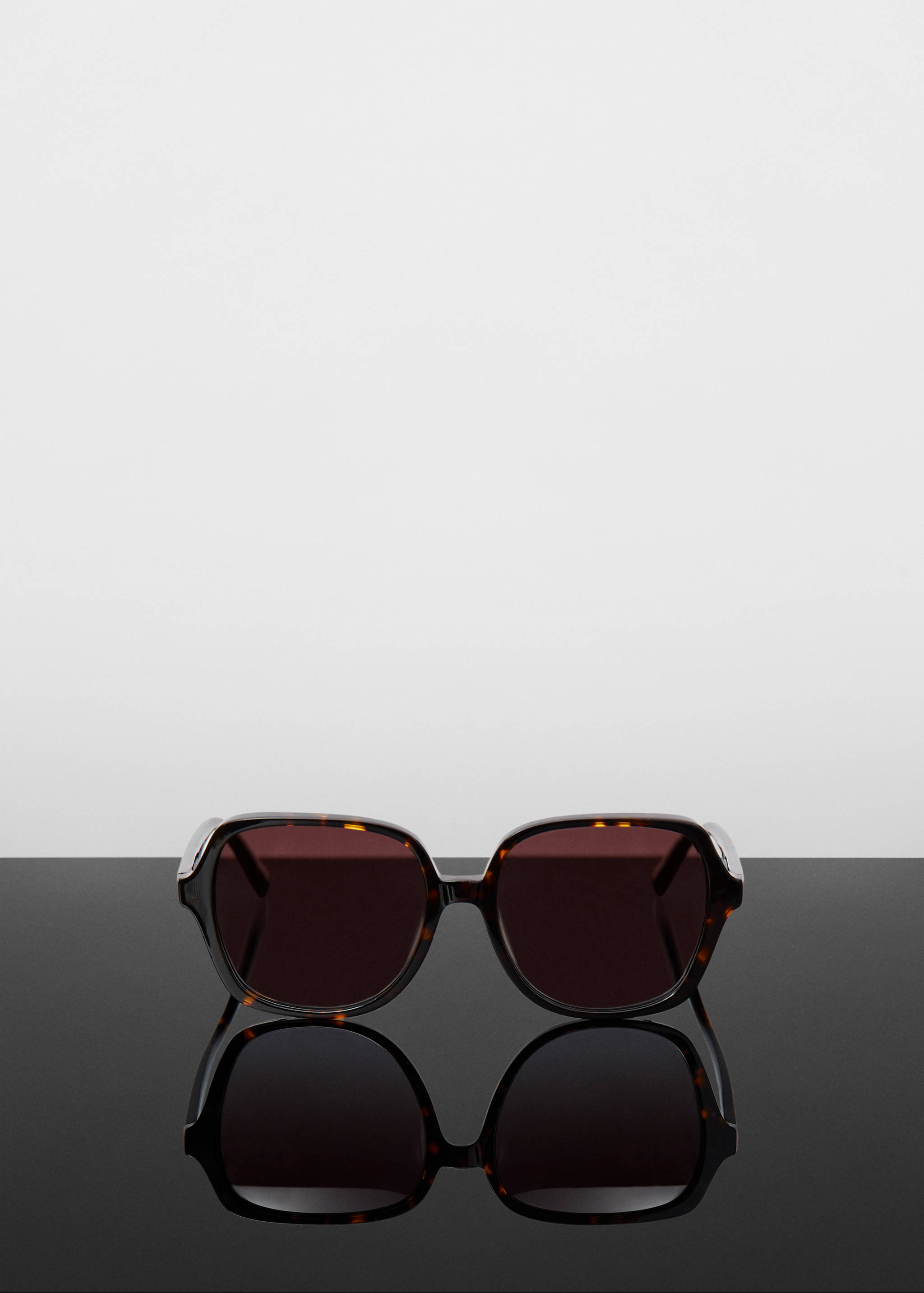 Tortoiseshell square sunglasses - Article without model