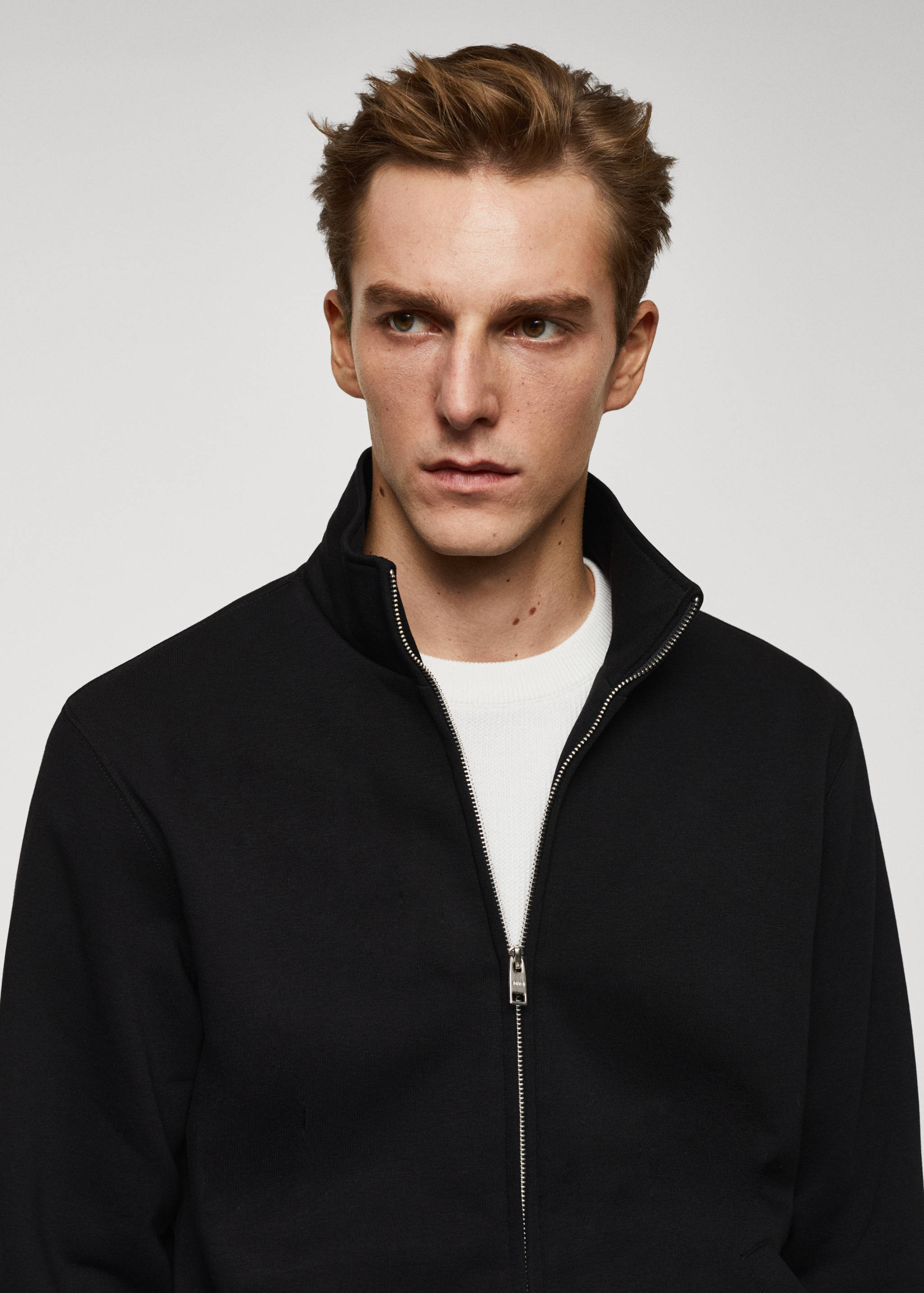 Sweat-shirt coton zip - Détail de l'article 1