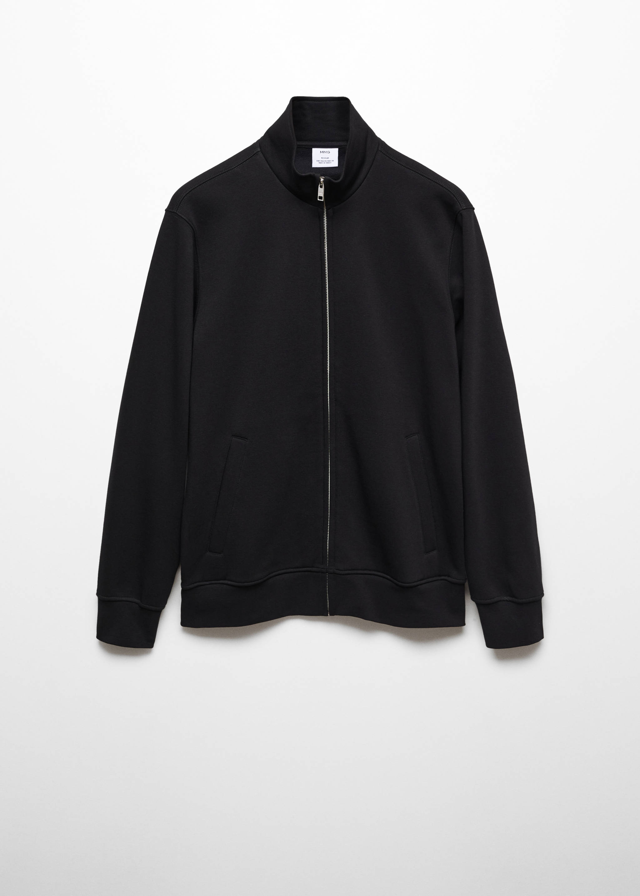 Sweat-shirt coton zip - Article sans modèle