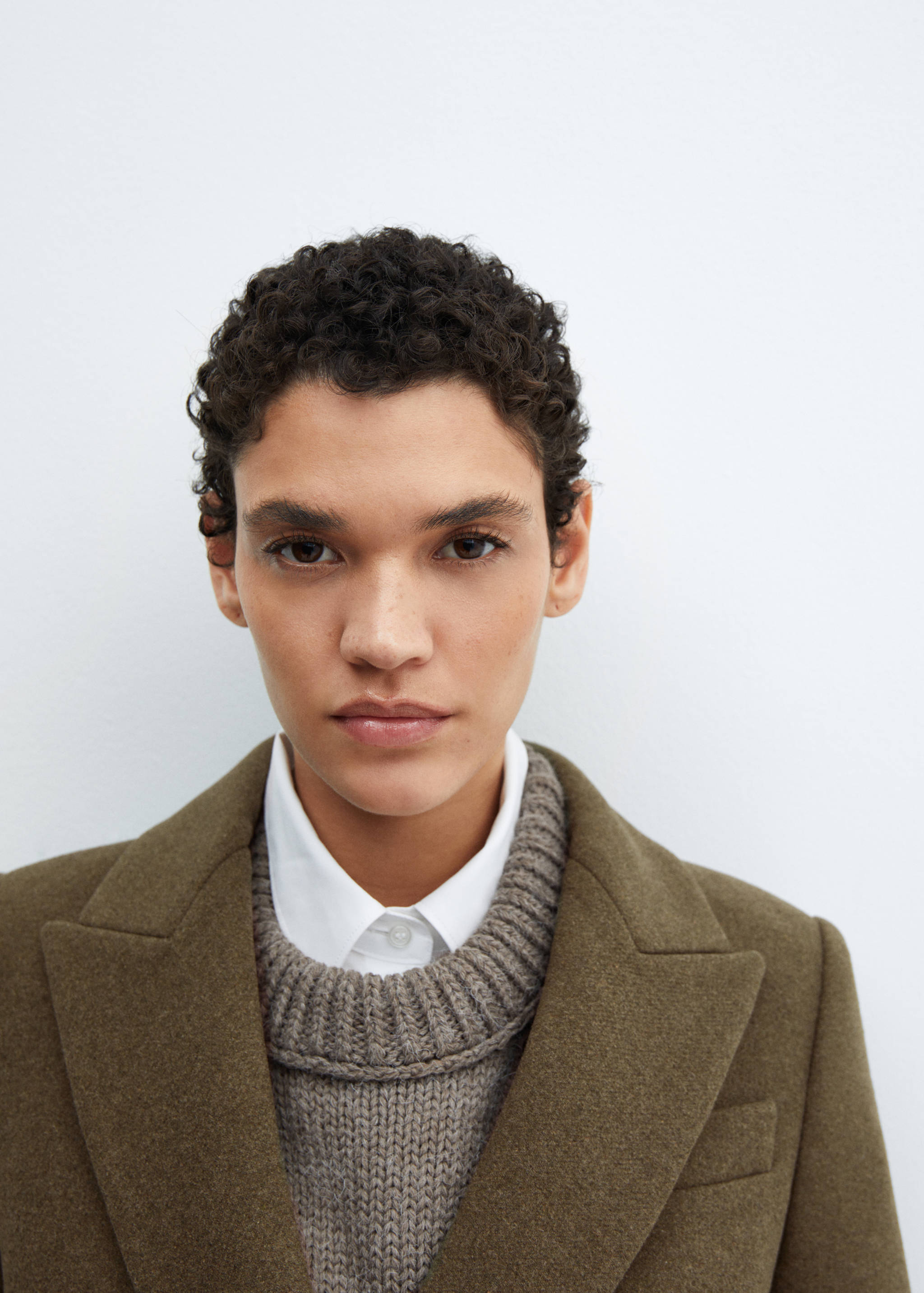 Double-breasted wool coat - Details of the article 1