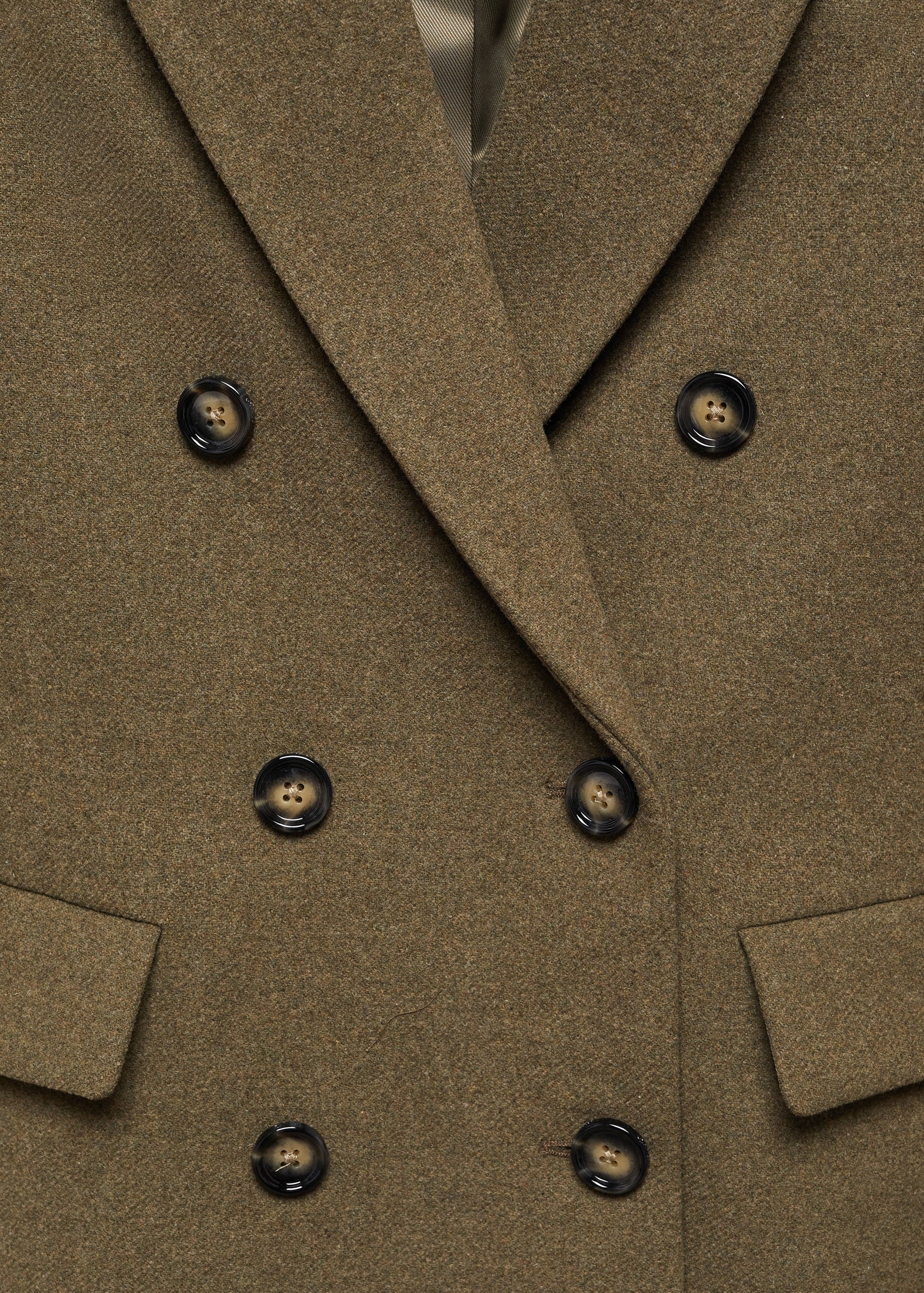Double-breasted wool coat - Details of the article 8