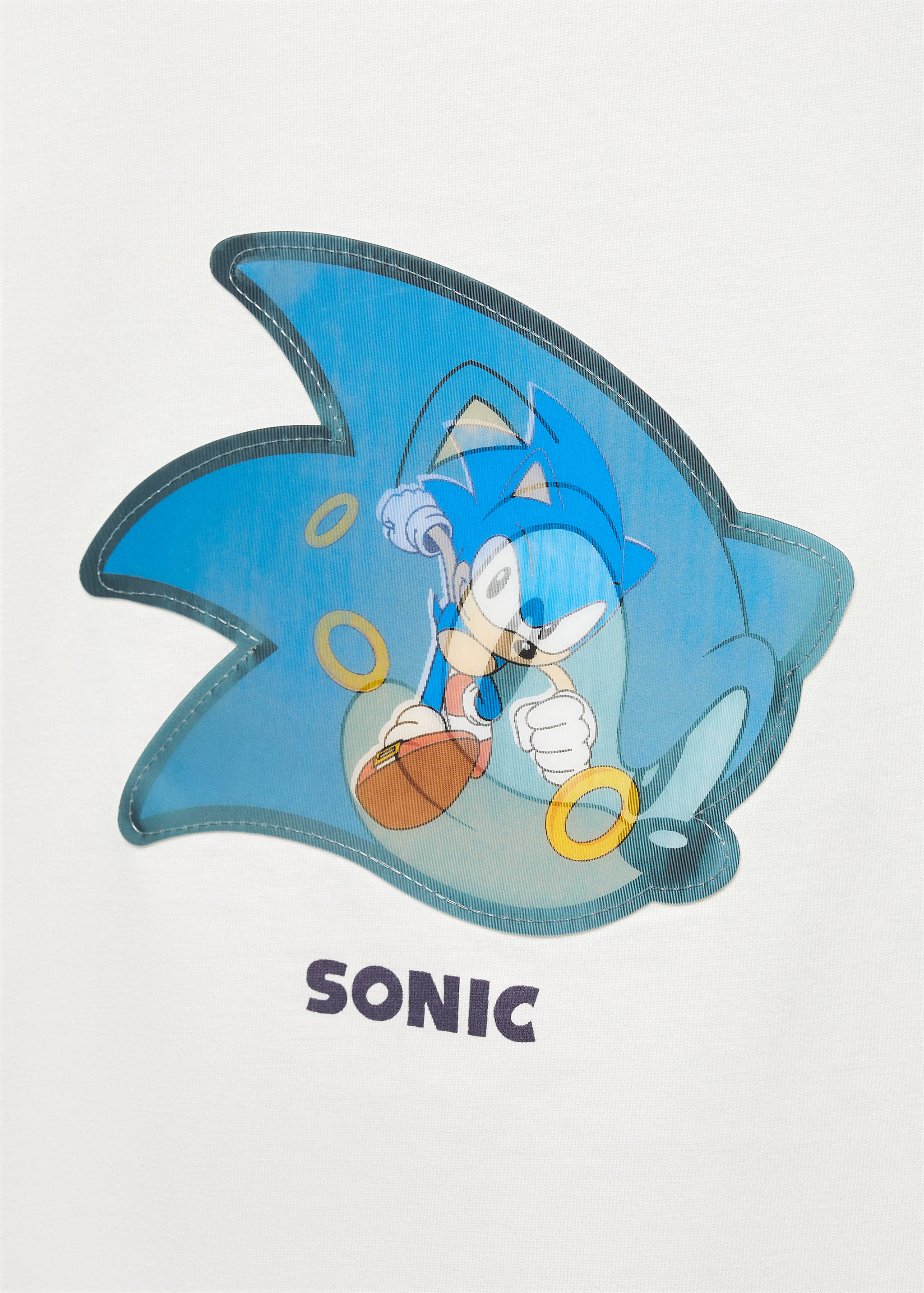 T-Shirt Sonic mit Relief - Detail des Artikels 8