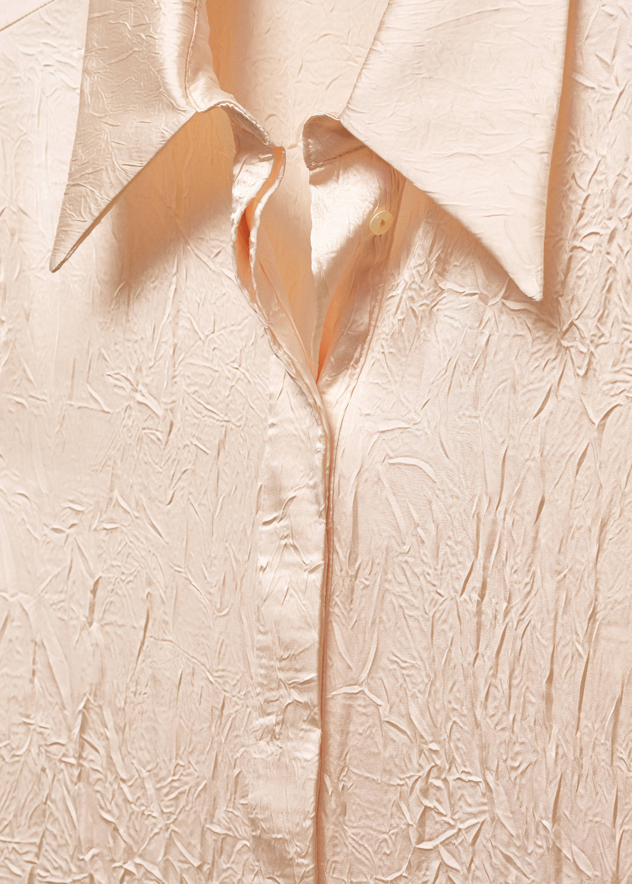 Satin textured shirt - Details of the article 8