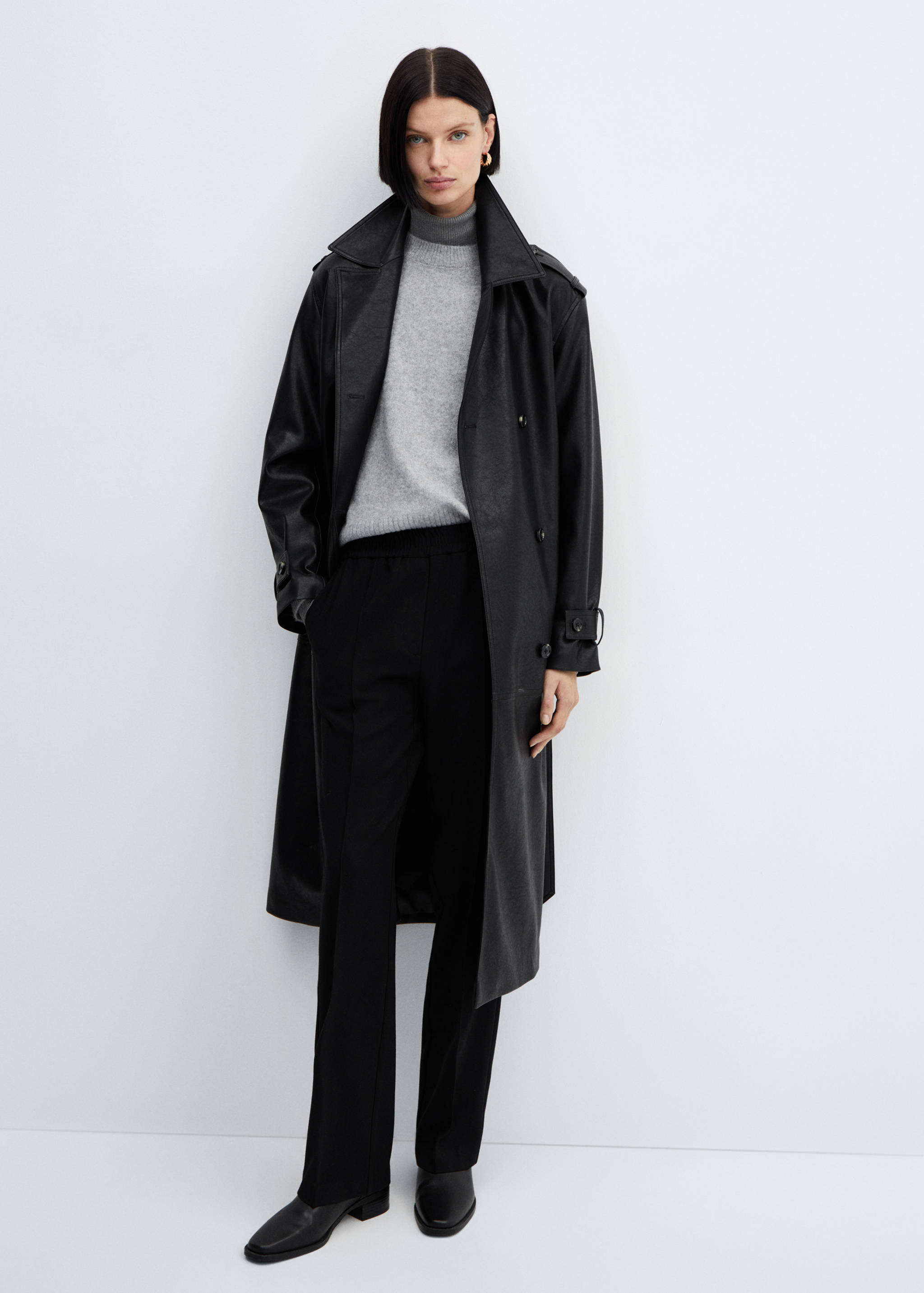 Pantalón recto cintura elástica - Detalle del artículo 2