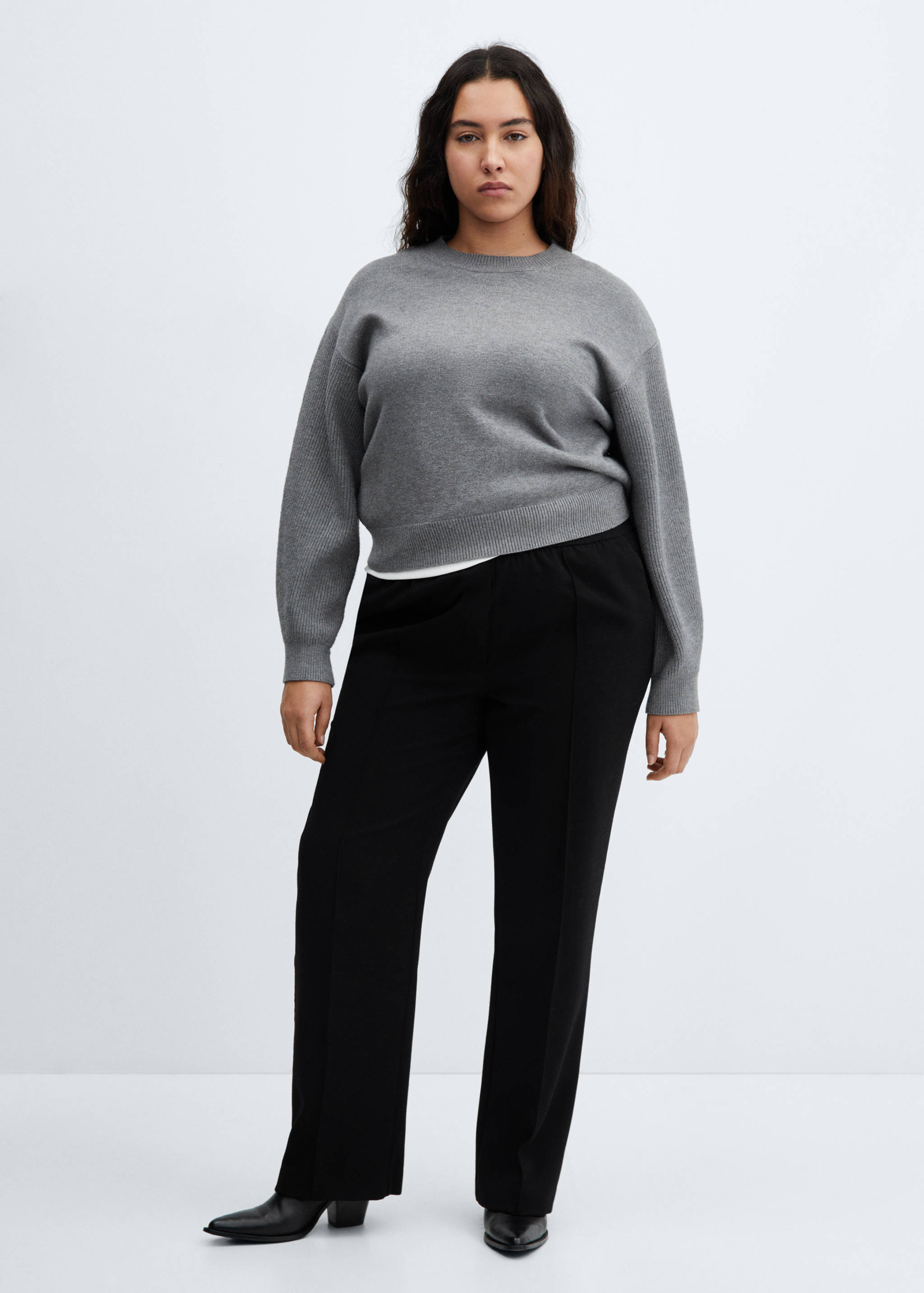 Pantalón recto cintura elástica - Detalle del artículo 3