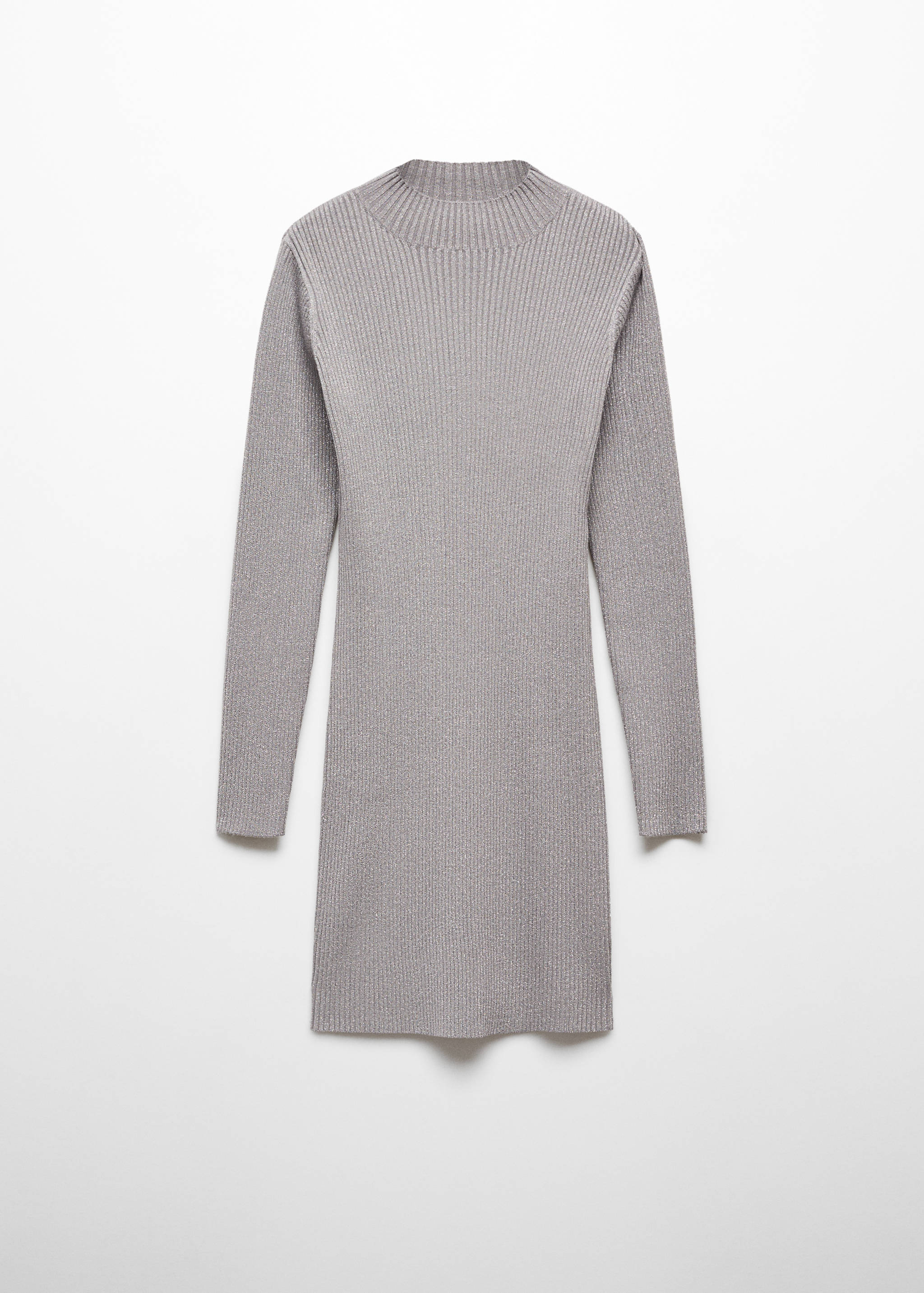 Lurex ribbed dress - Article without model