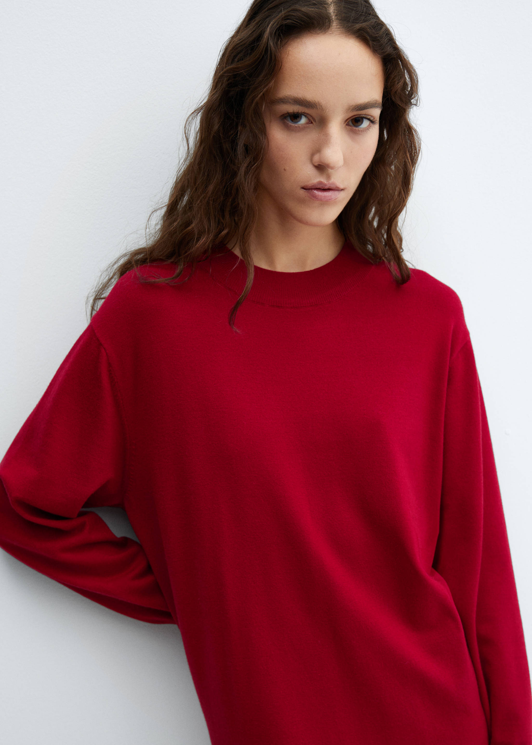 Strickkleid mit Rundhalsausschnitt - Detail des Artikels 1