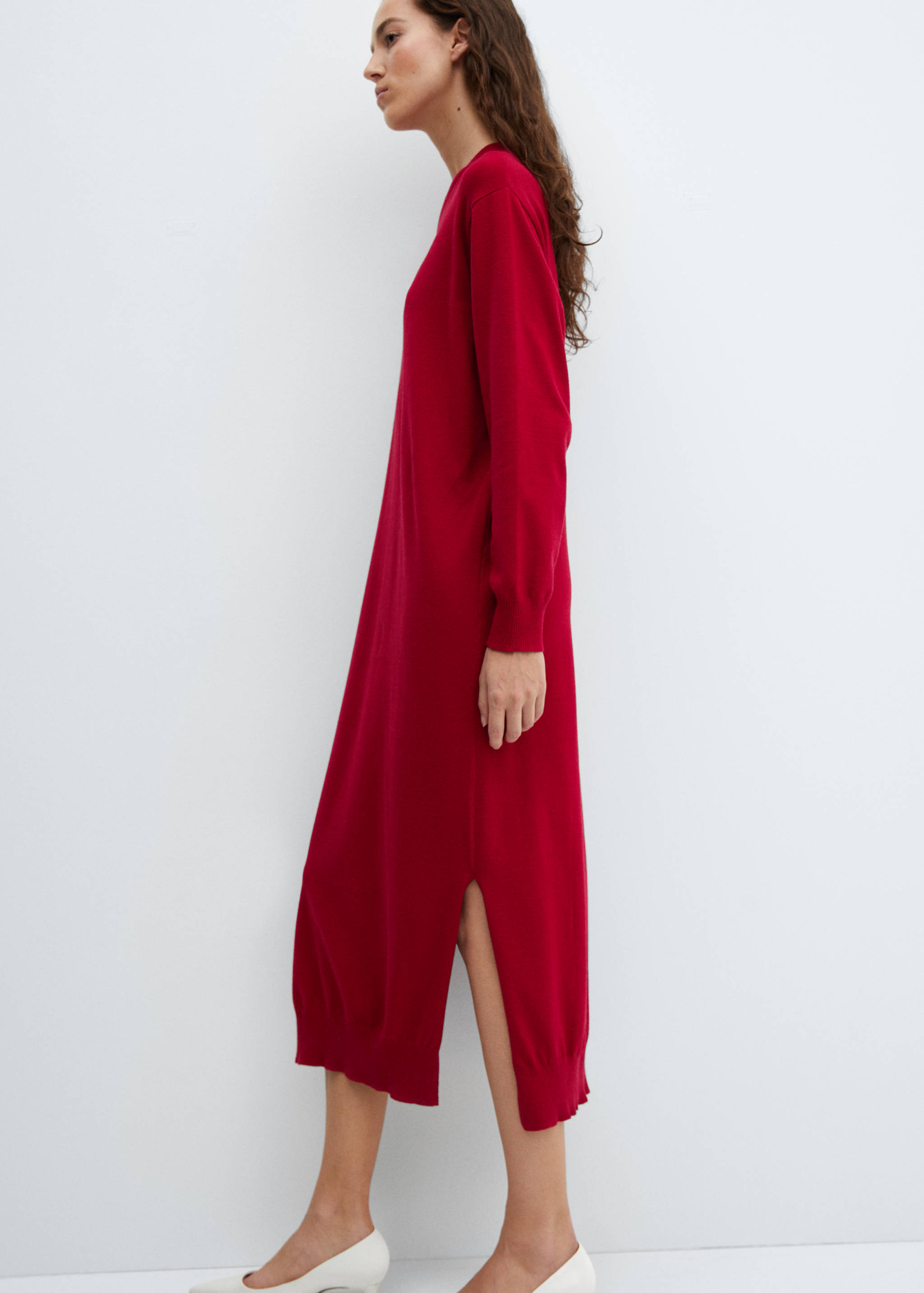 Strickkleid mit Rundhalsausschnitt - Detail des Artikels 2