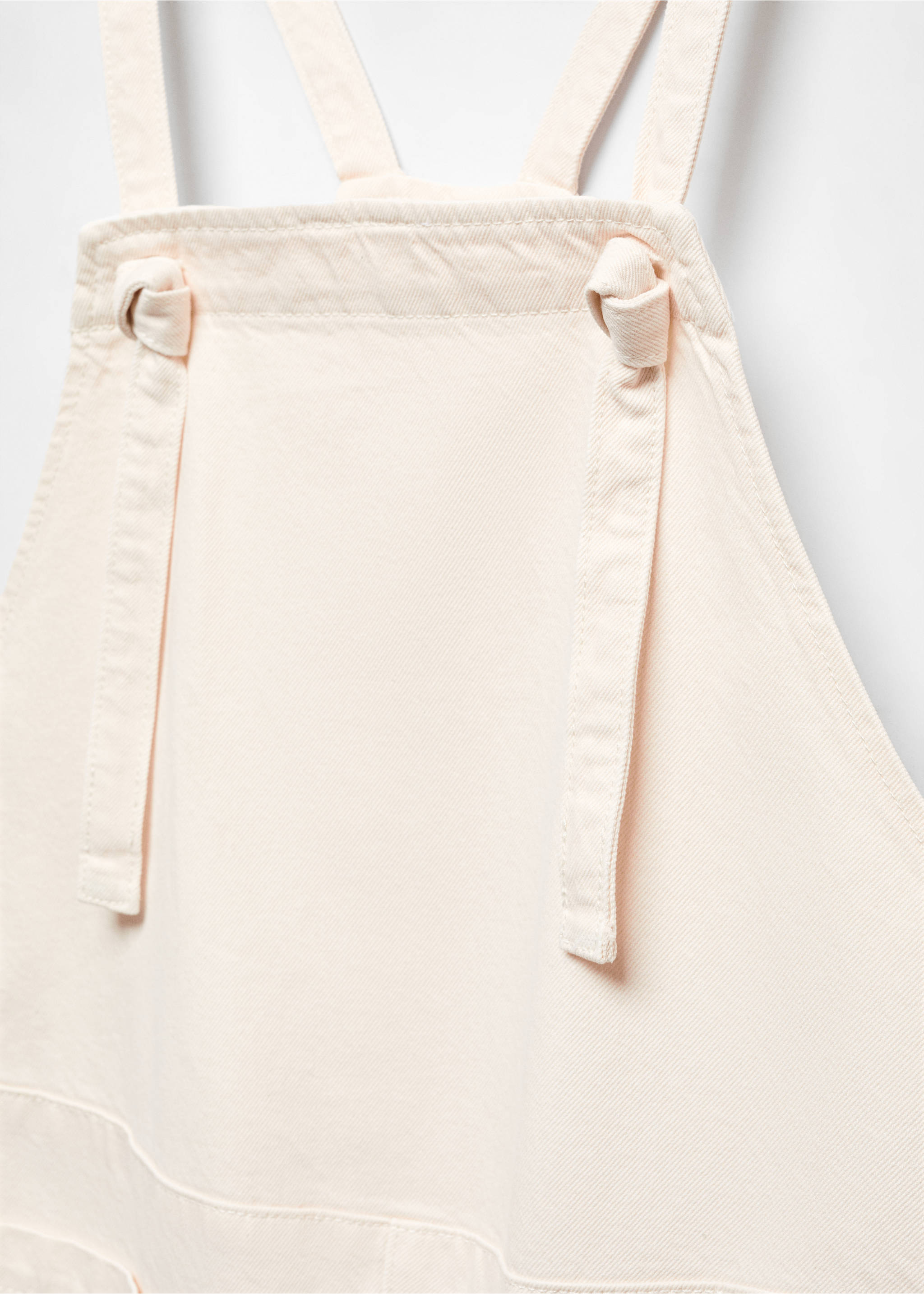 Maternity denim dungarees - Details of the article 8, Off White. Ref: 67040477-00.