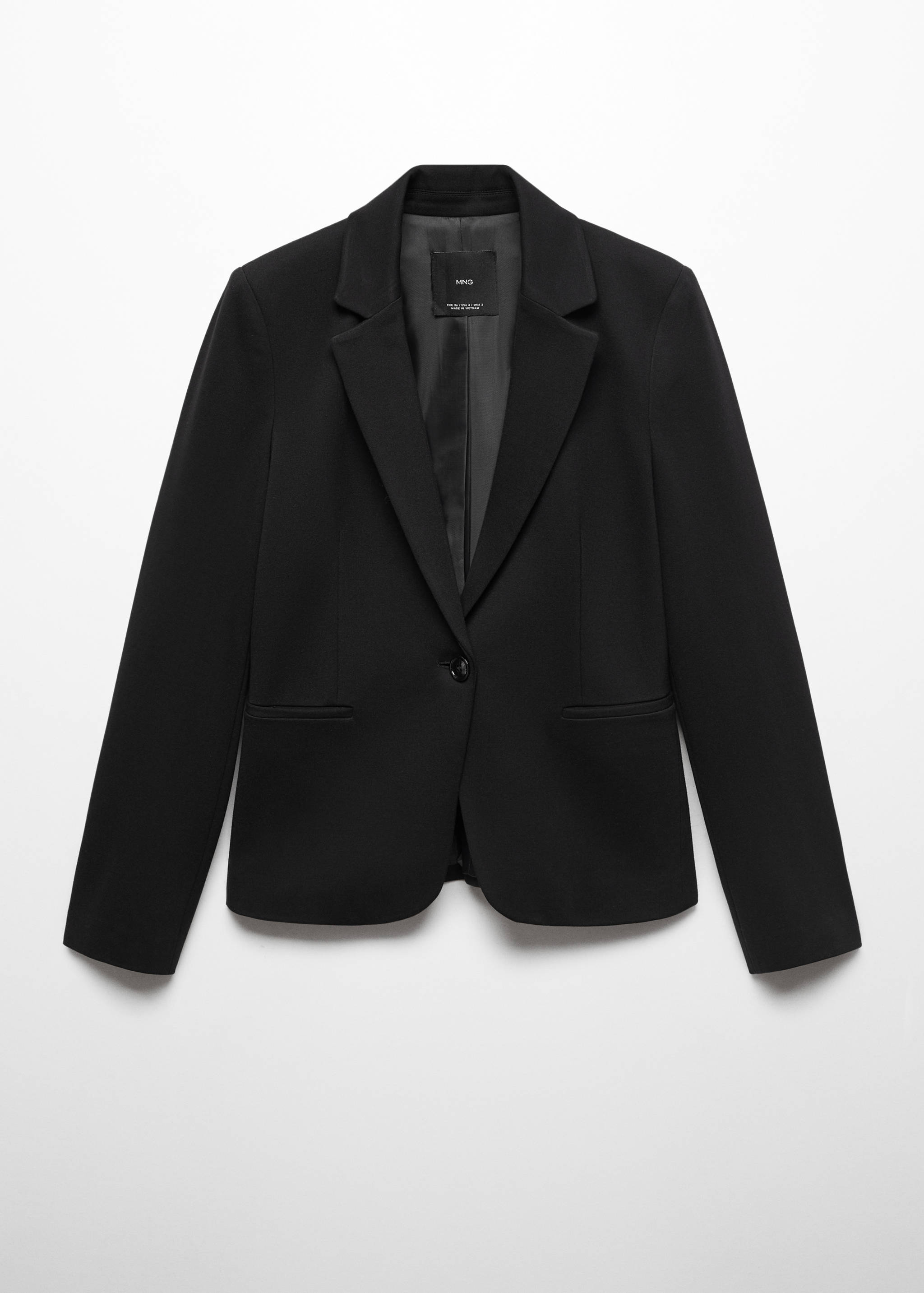 Blazer entallada punto roma - Artículo sin modelo