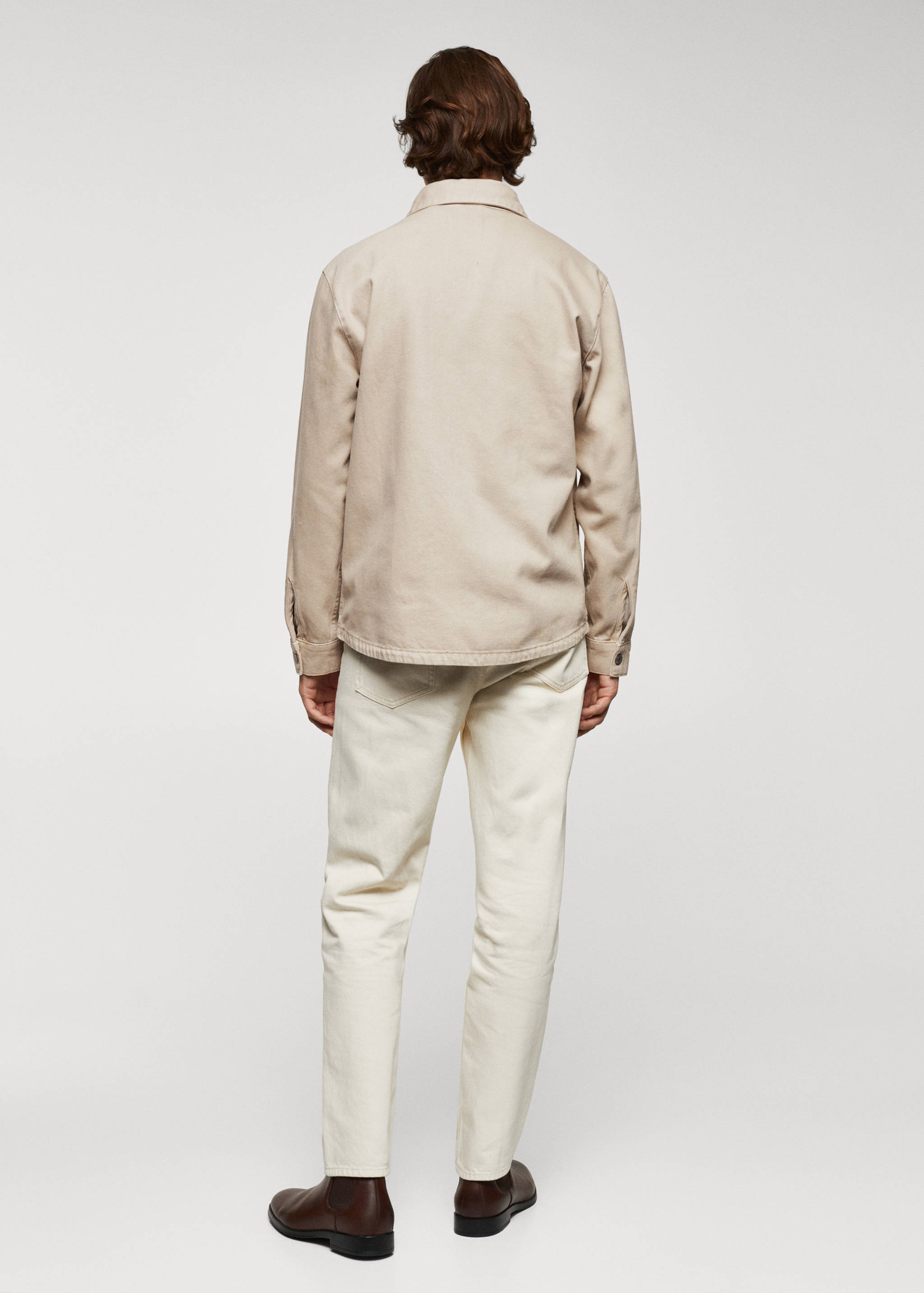 Surchemise jean poches - Verso de l’article