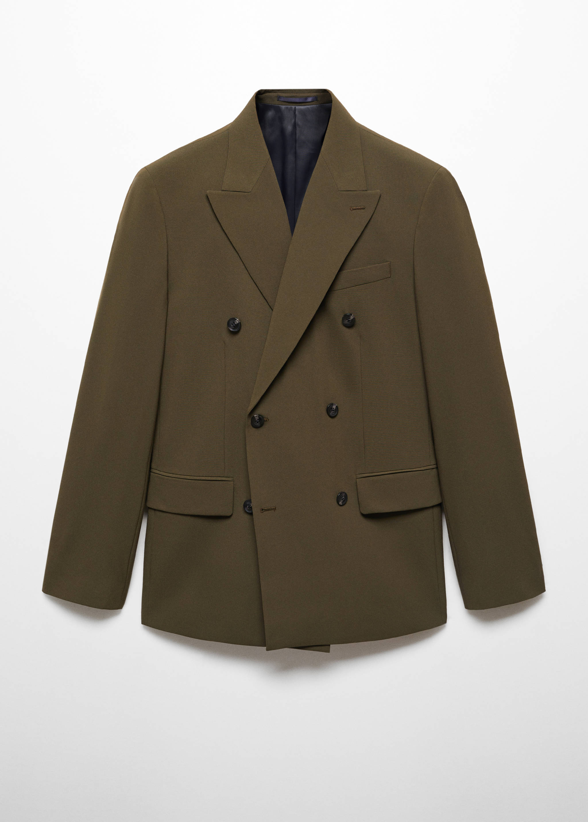 Slim fit double-breasted suit blazer - Article without model