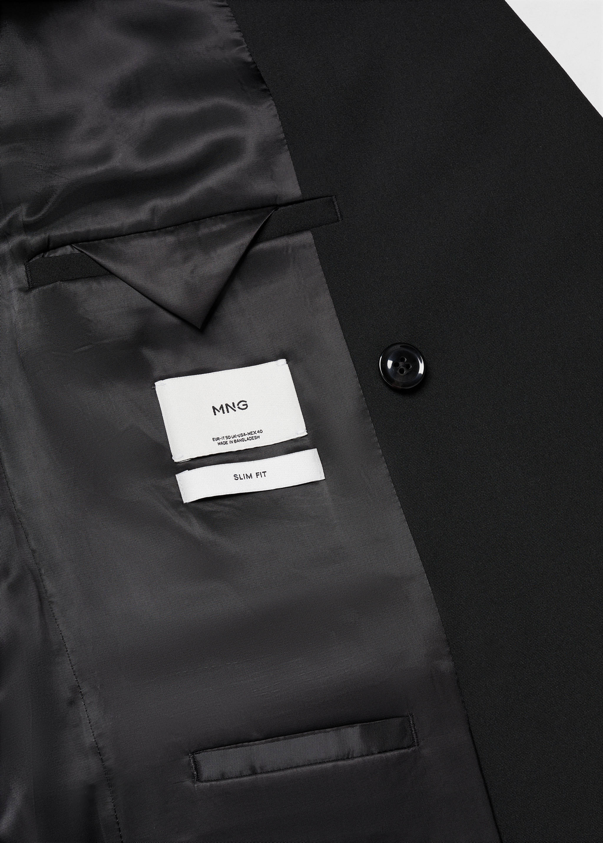 Americana traje slim fit cruzada - Detalle del artículo 8