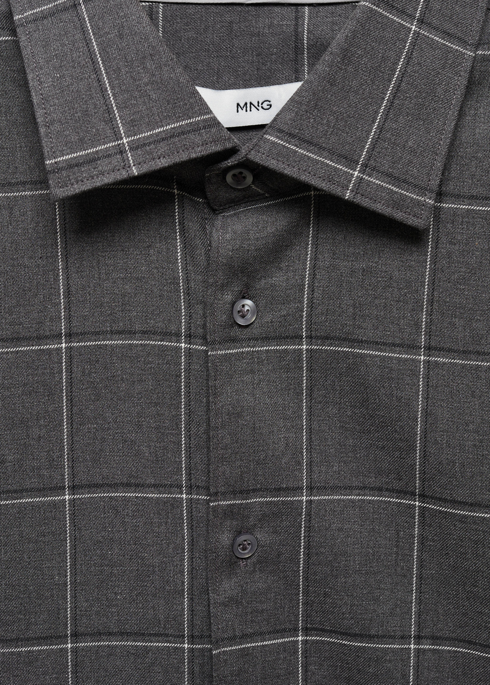 Chemise coton flanelle carreaux - Détail de l'article 8