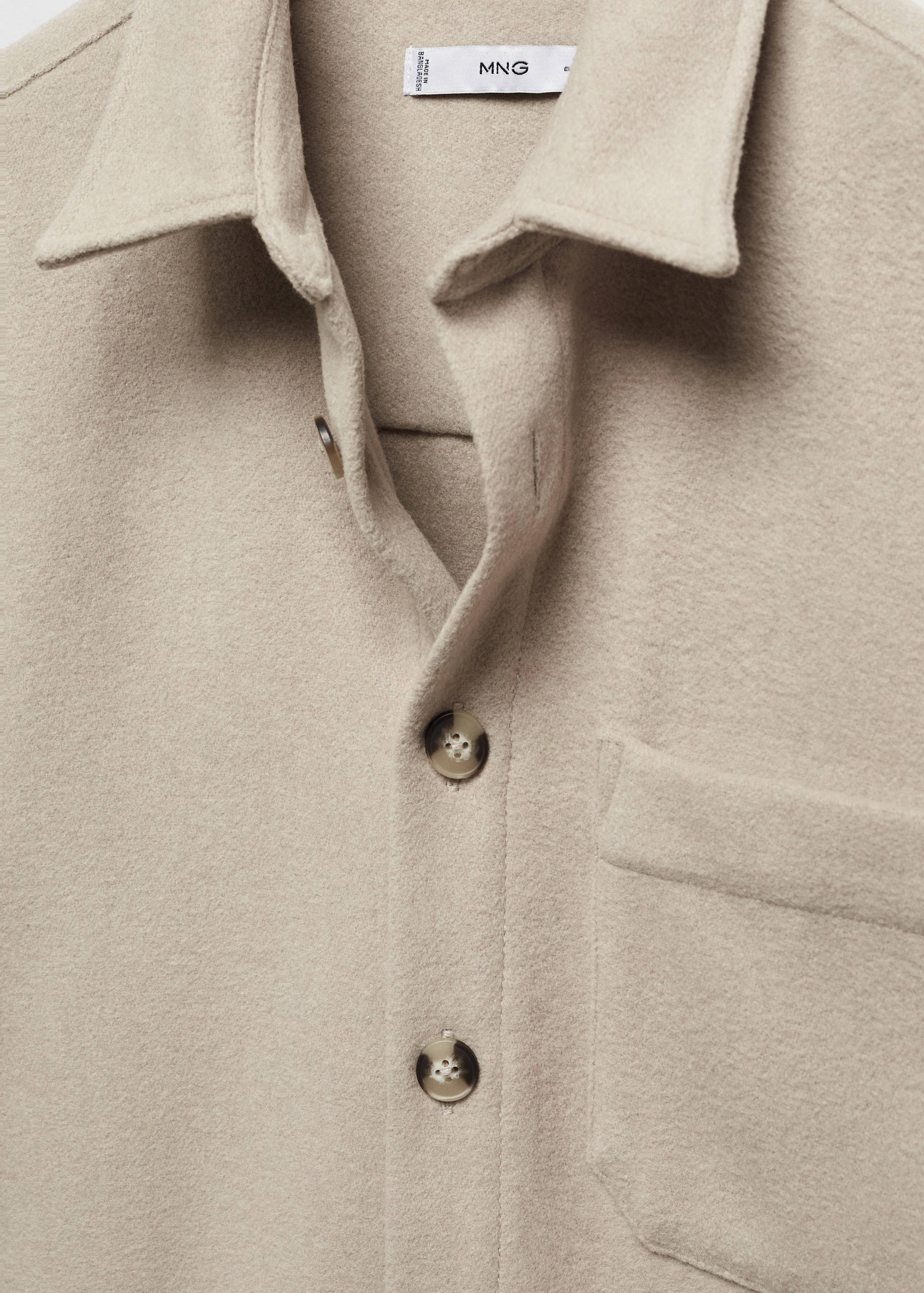 Regular-fit overshirt with pocket - Details of the article 8