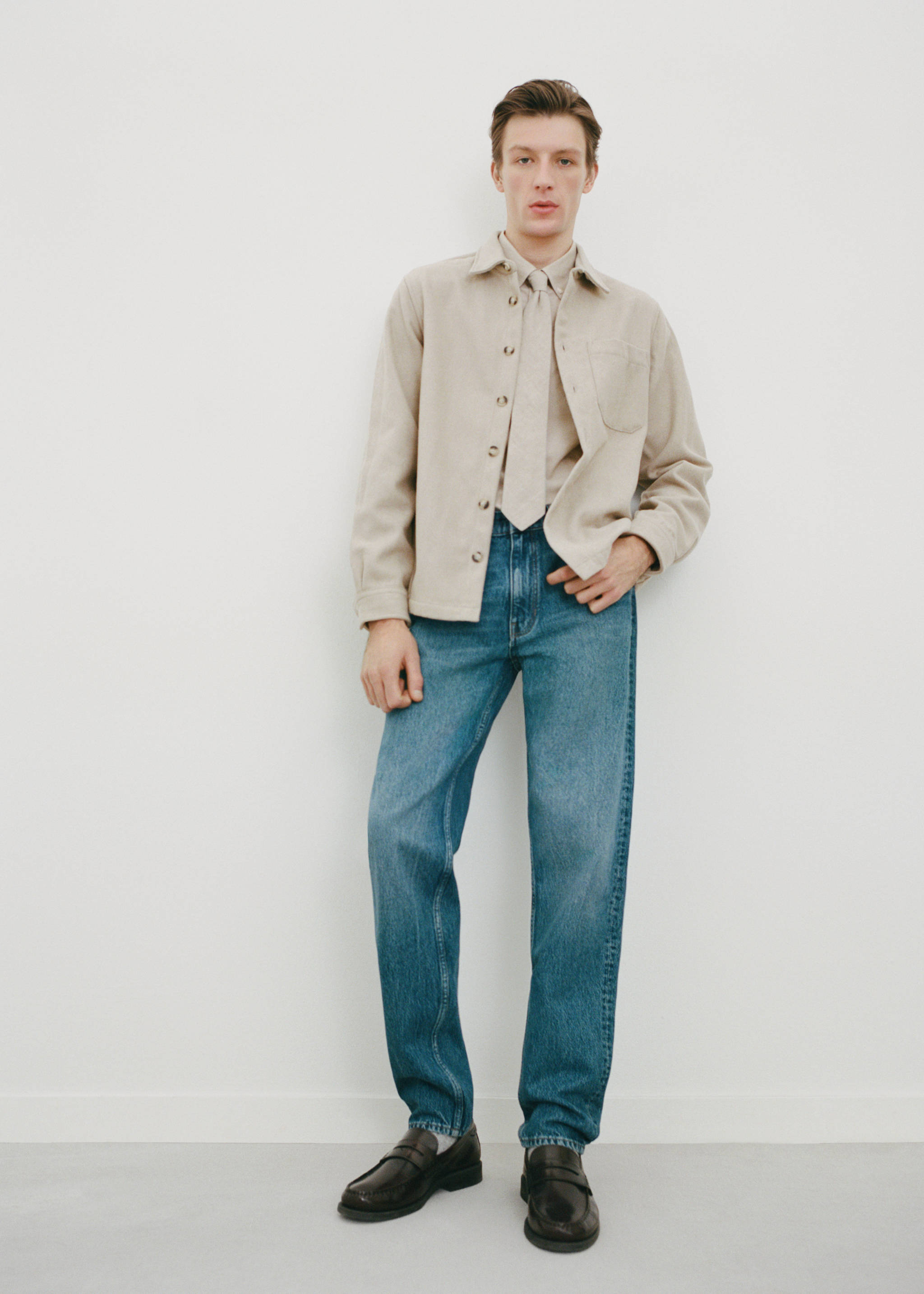 Regular-fit overshirt with pocket - Details of the article 5
