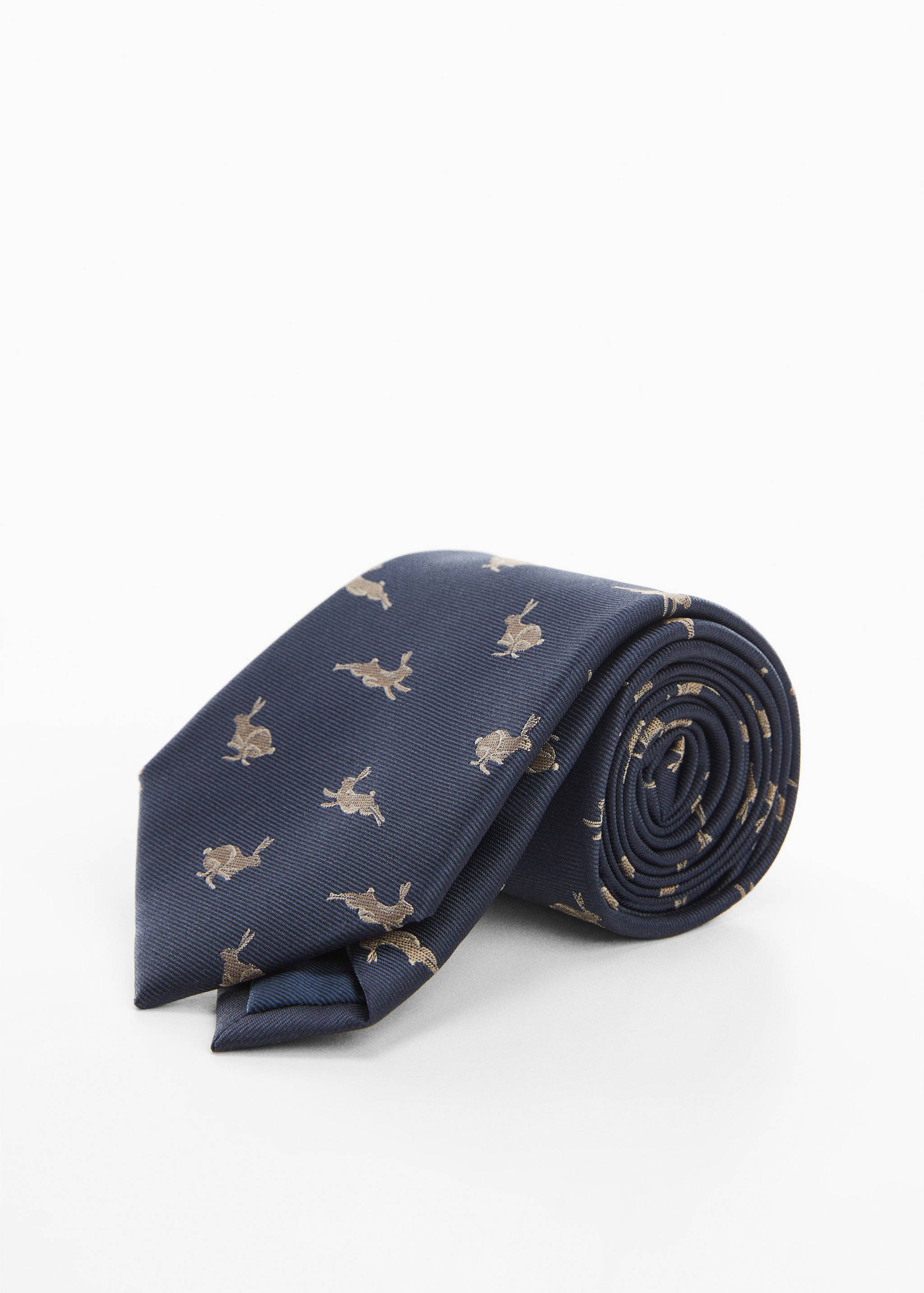 Tie with animals print - Medium plane