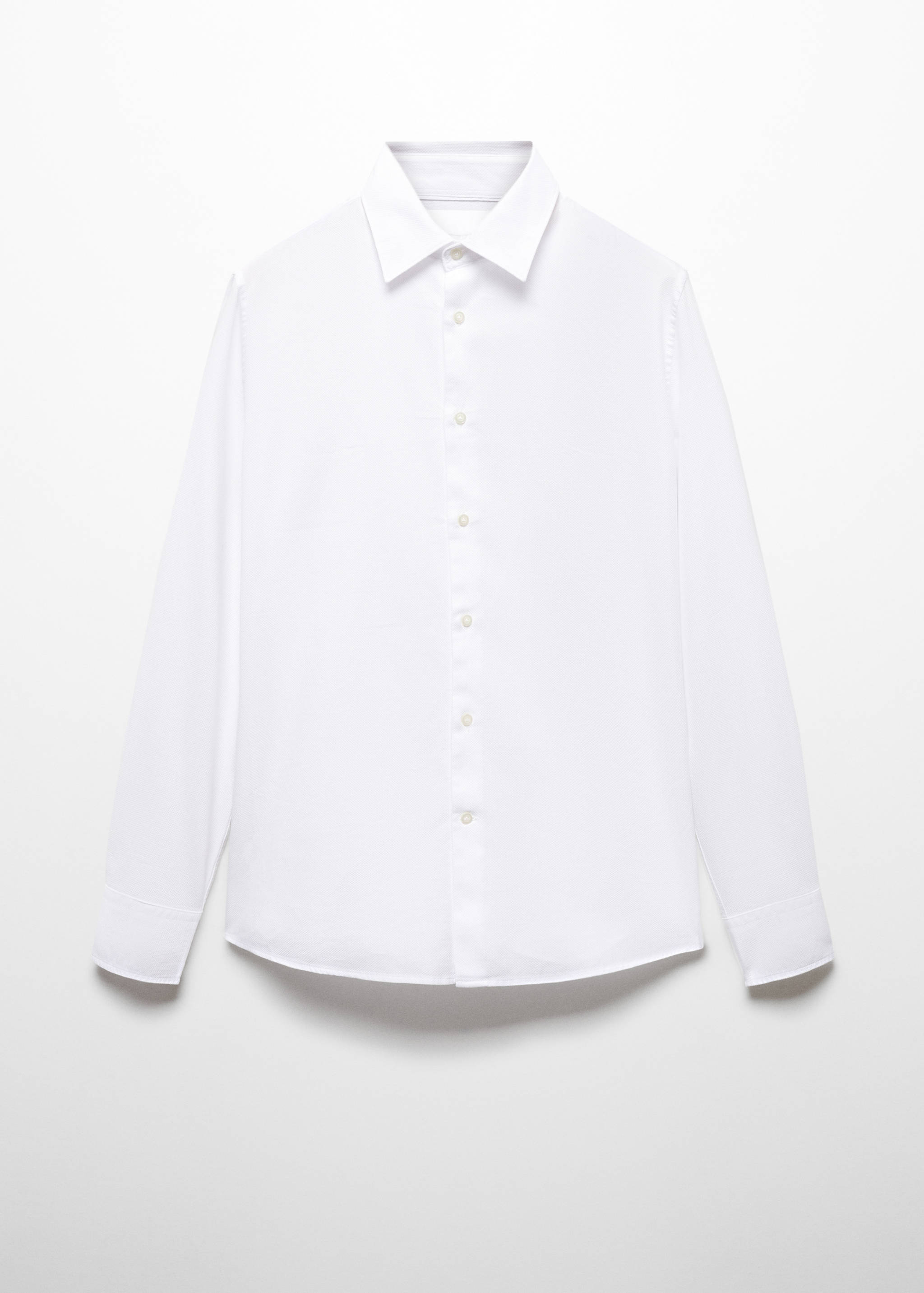 Camisa slim fit cotó estructura - Article sense model