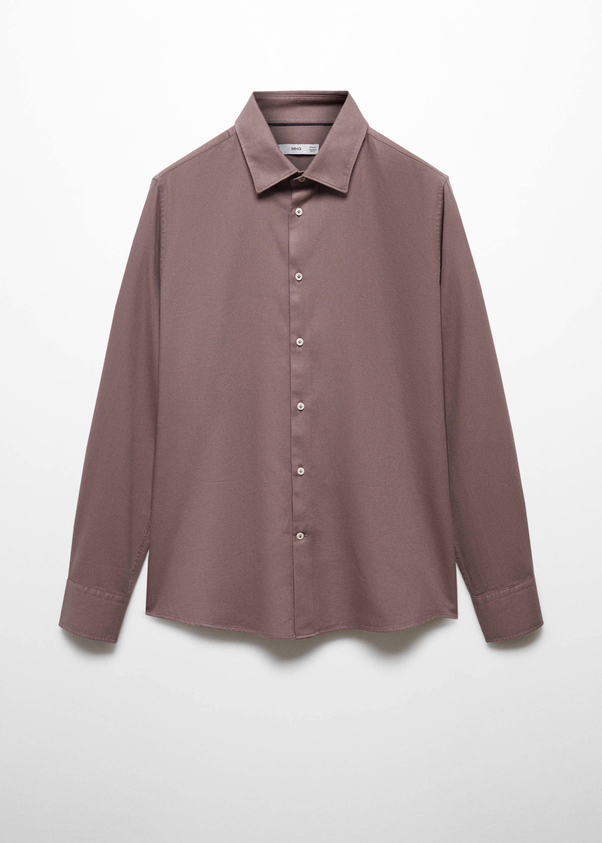 Camisa slim fit cotó estructura - Article sense model
