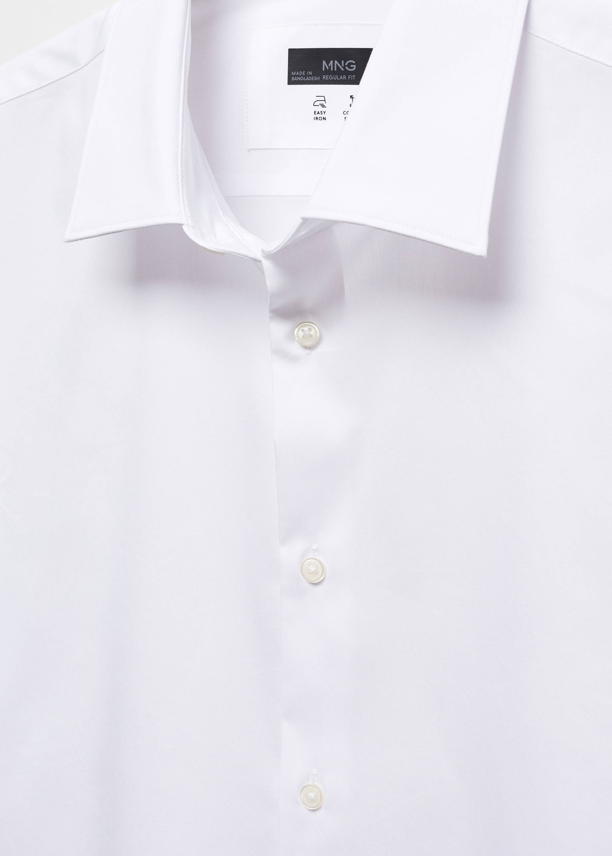 Regular-fit stretch cotton shirt - Details of the article 8