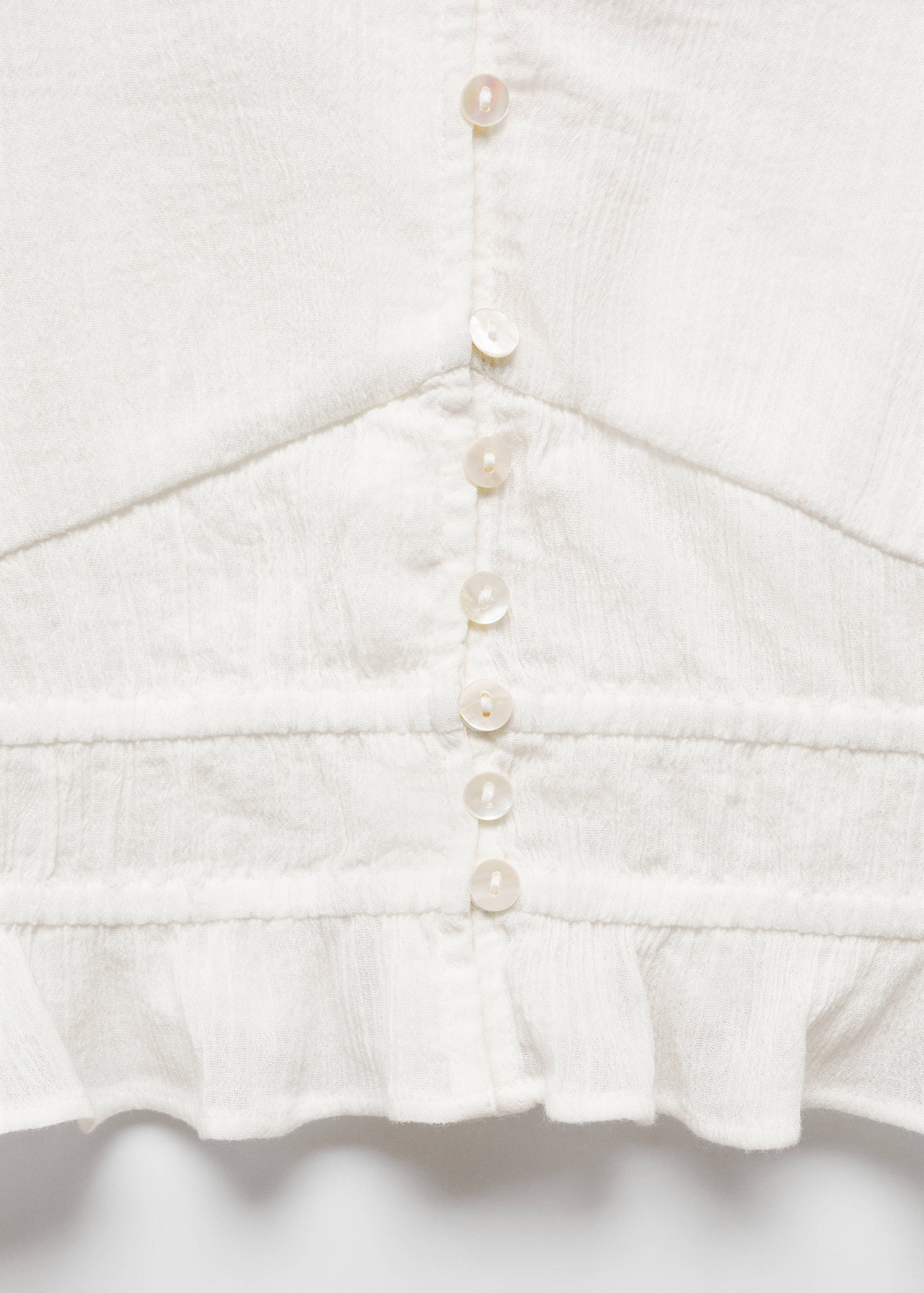 Buttoned cotton shirt - Details of the article 8