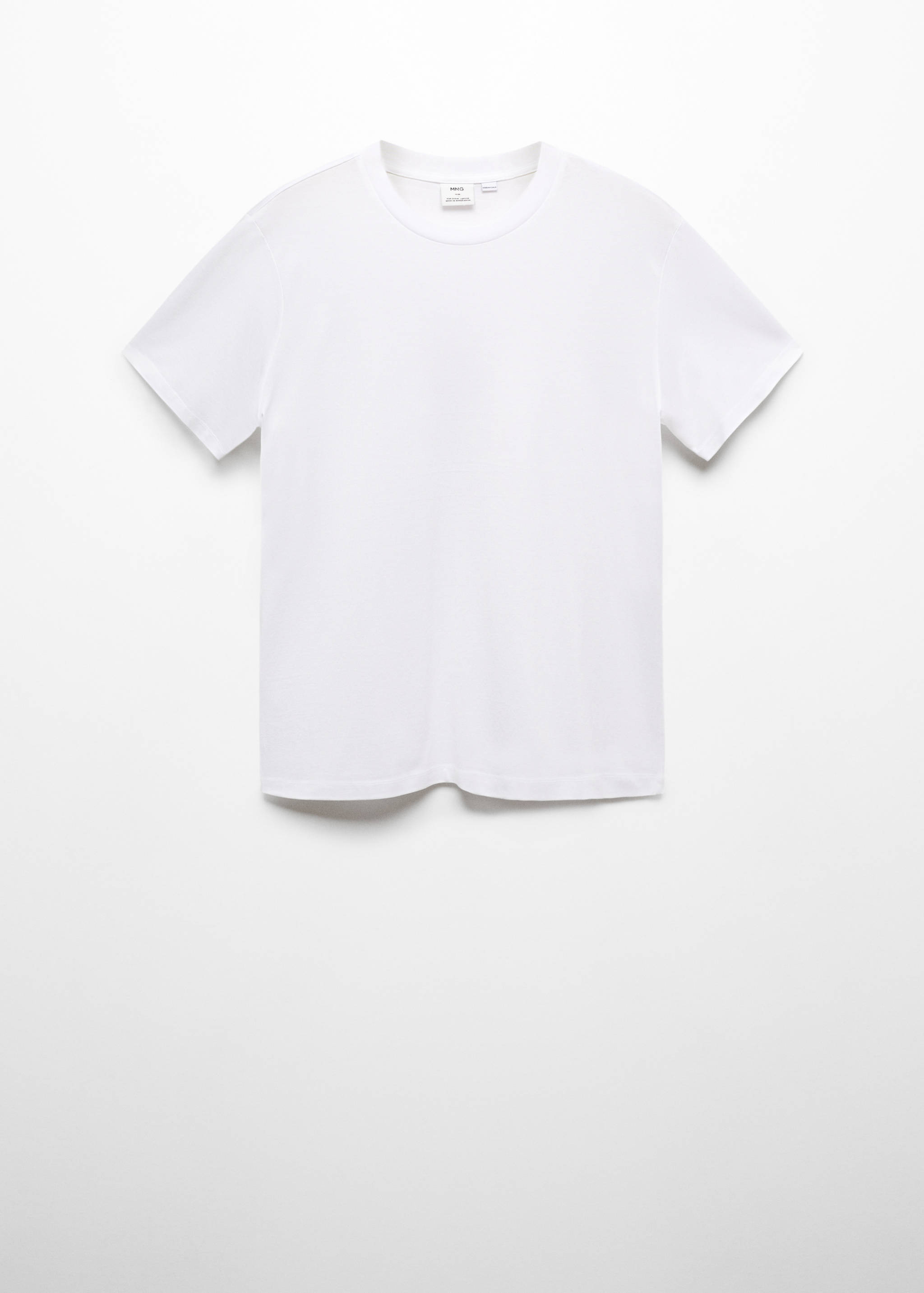 Mercerizované tričko slim fit - Zboží bez modelu