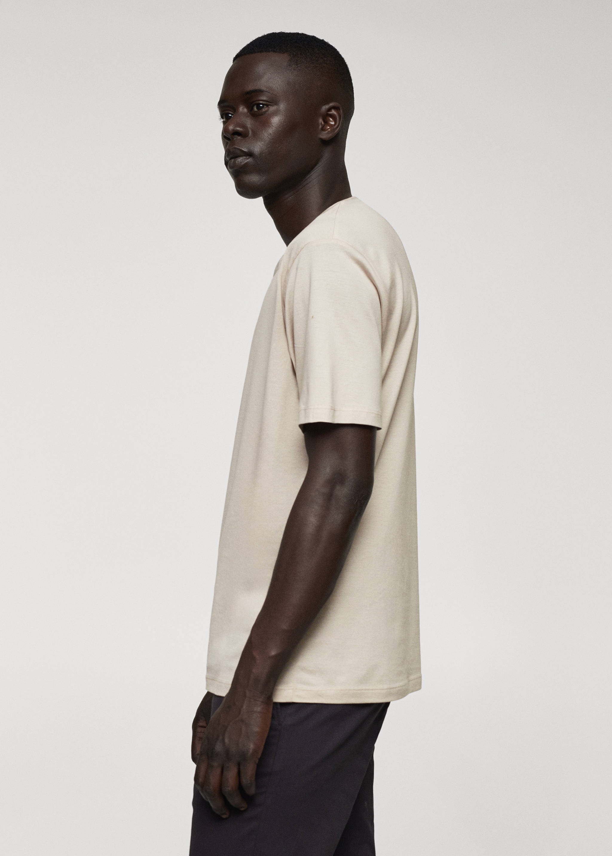 Mercerizované tričko slim fit - Detail zboží 2