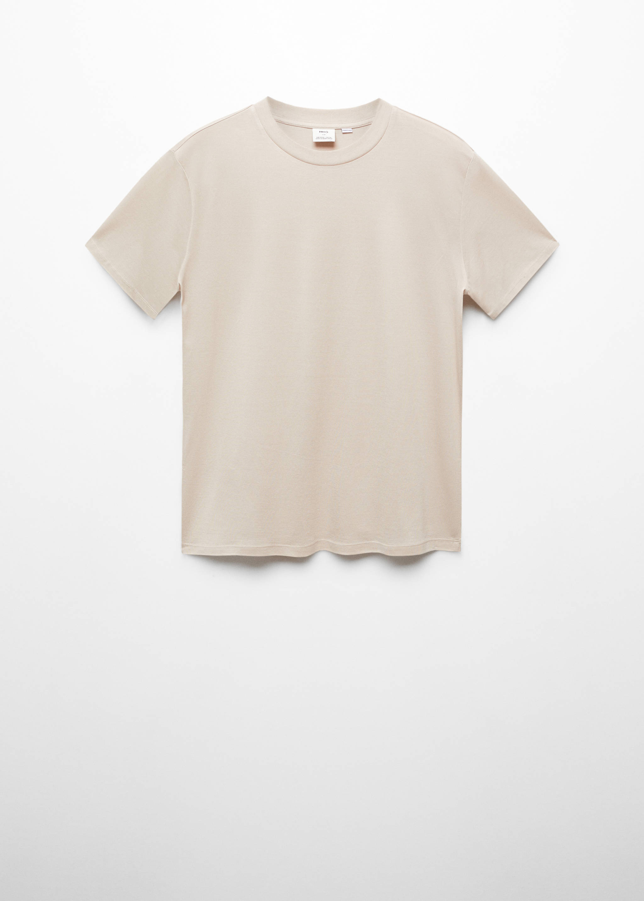 Mercerizované tričko slim fit - Zboží bez modelu