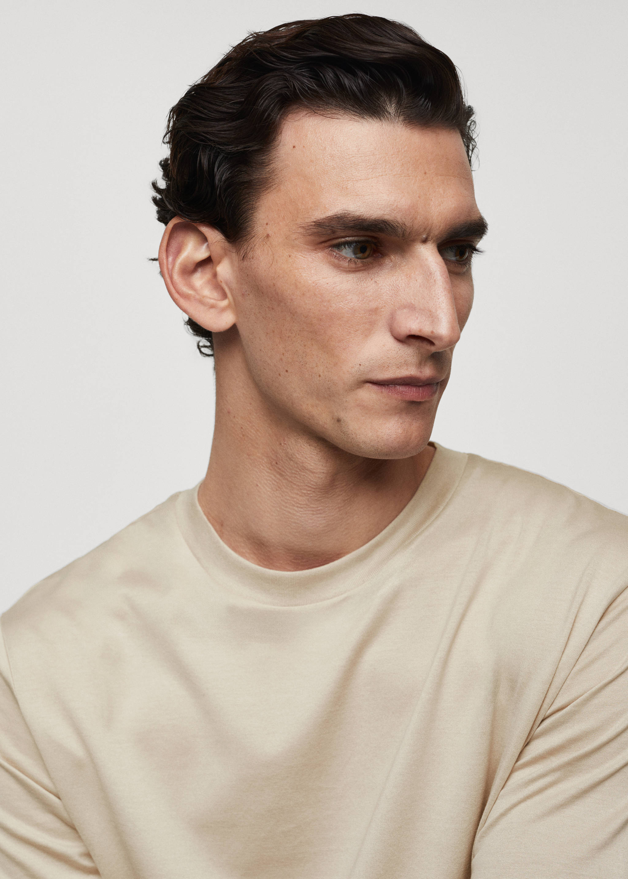 Mercerizované tričko slim fit - Detail zboží 1