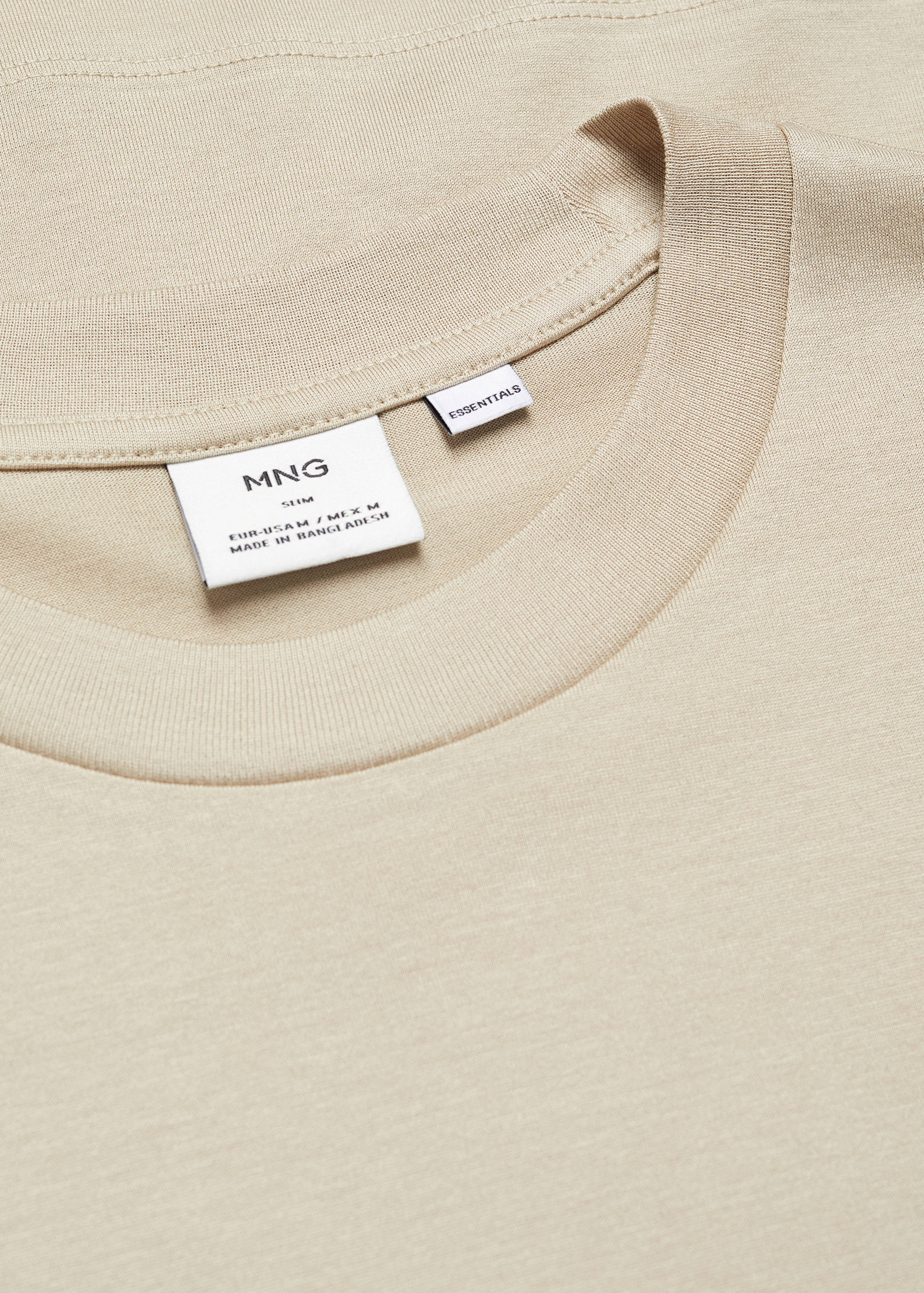 Mercerizované tričko slim fit - Detail zboží 8