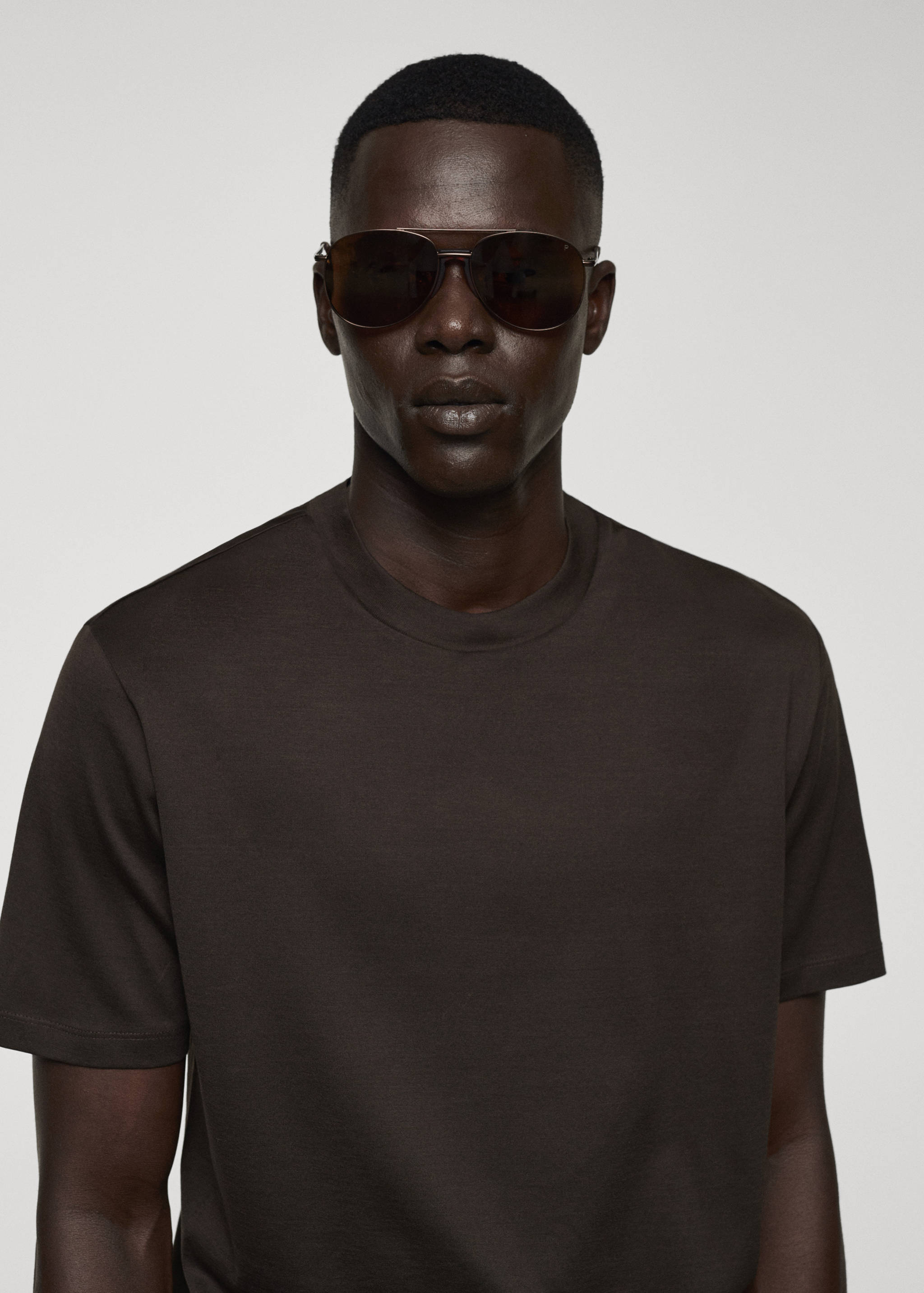 Mercerizované tričko slim fit - Detail zboží 1