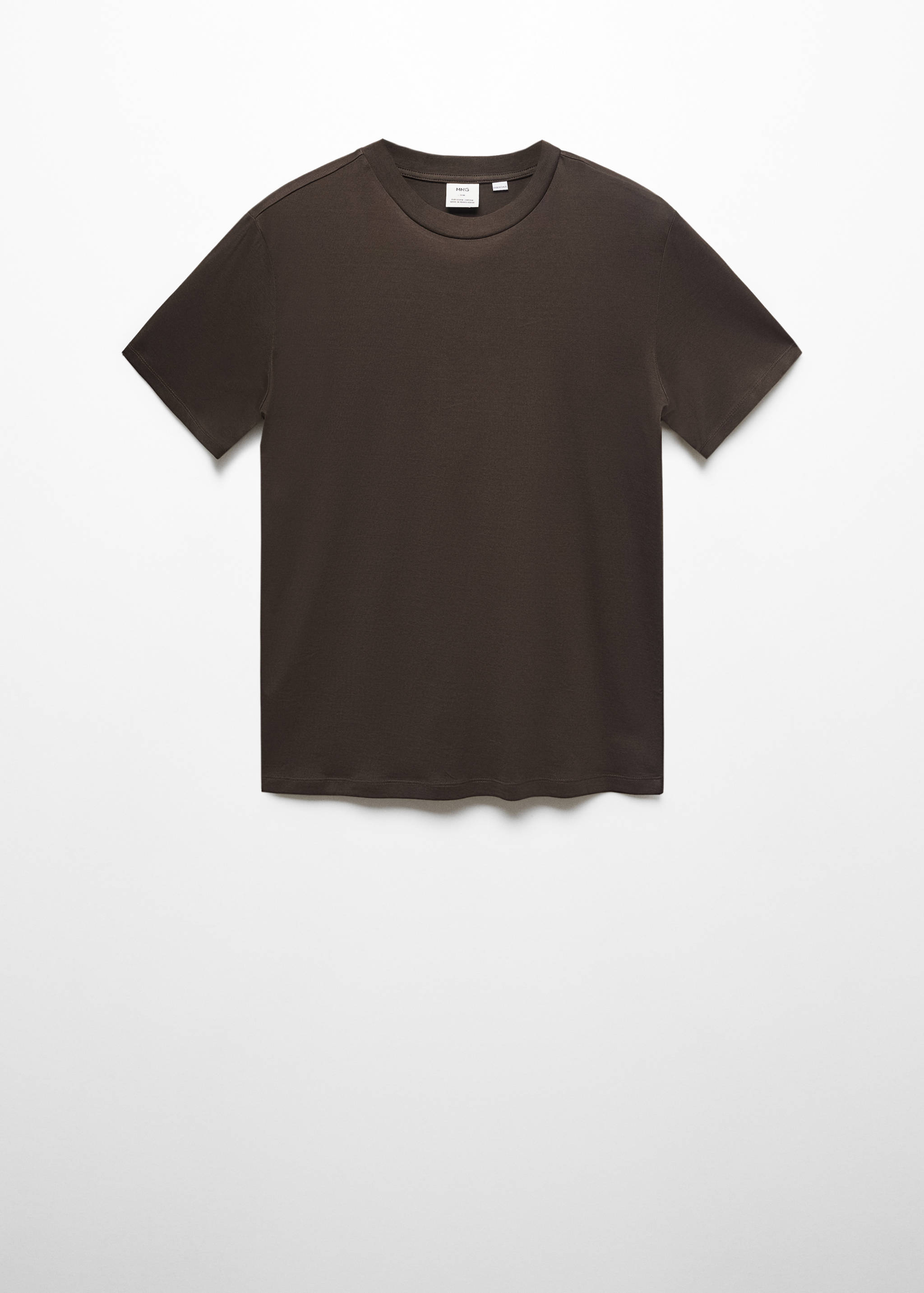 Mercerizované tričko slim fit - Zboží bez modelu