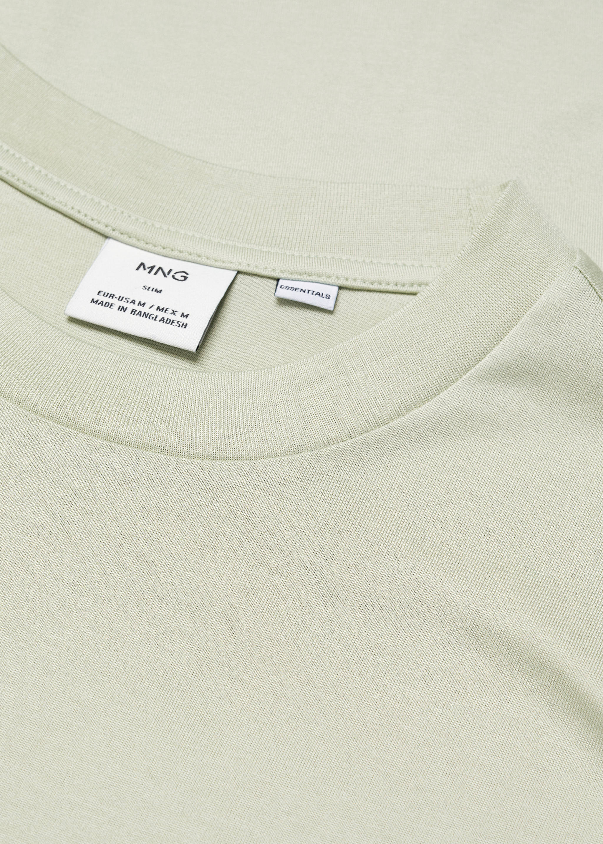 Mercerizované tričko slim fit - Detail zboží 8