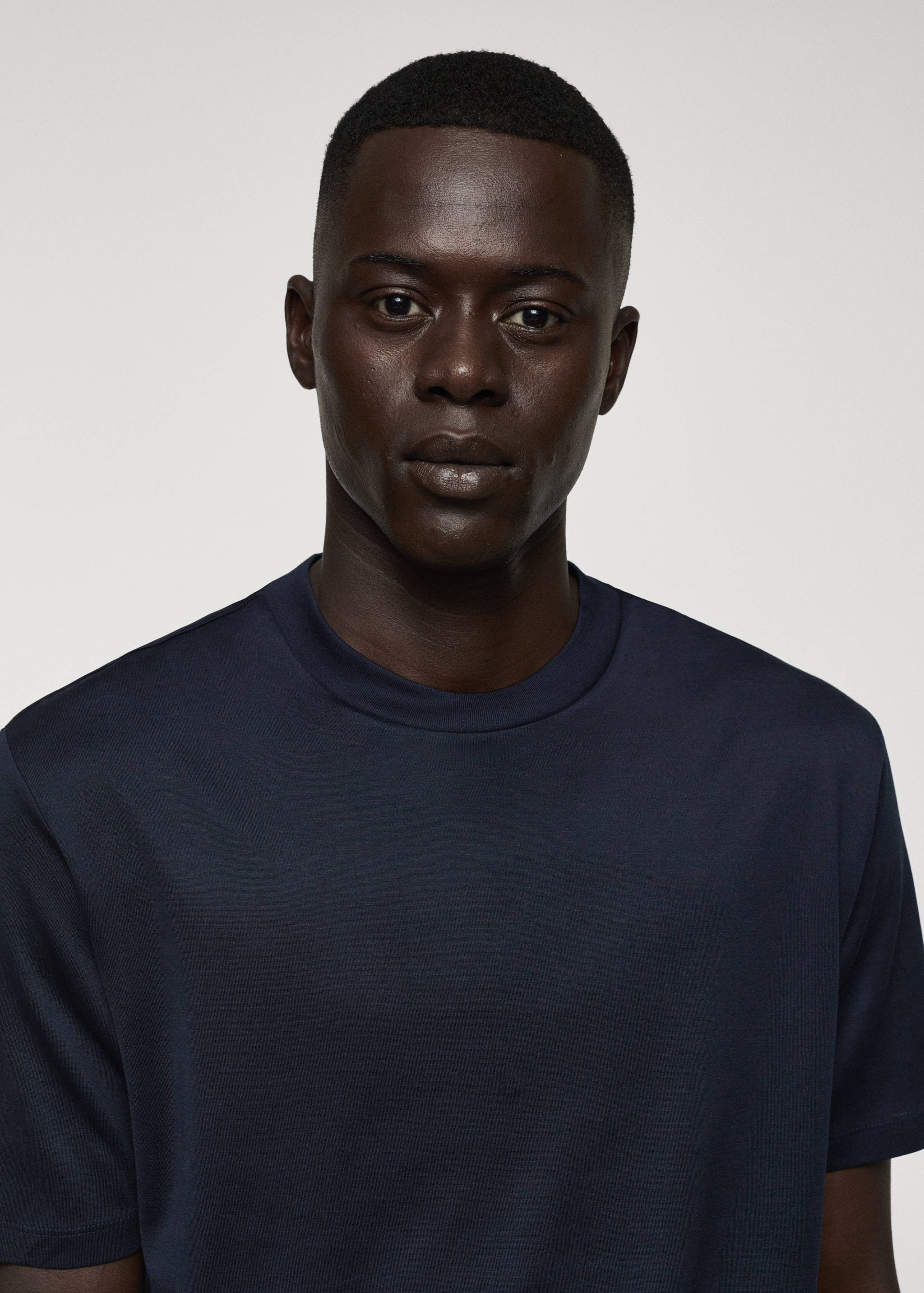 Mercerizované tričko slim fit - Detail zboží 1