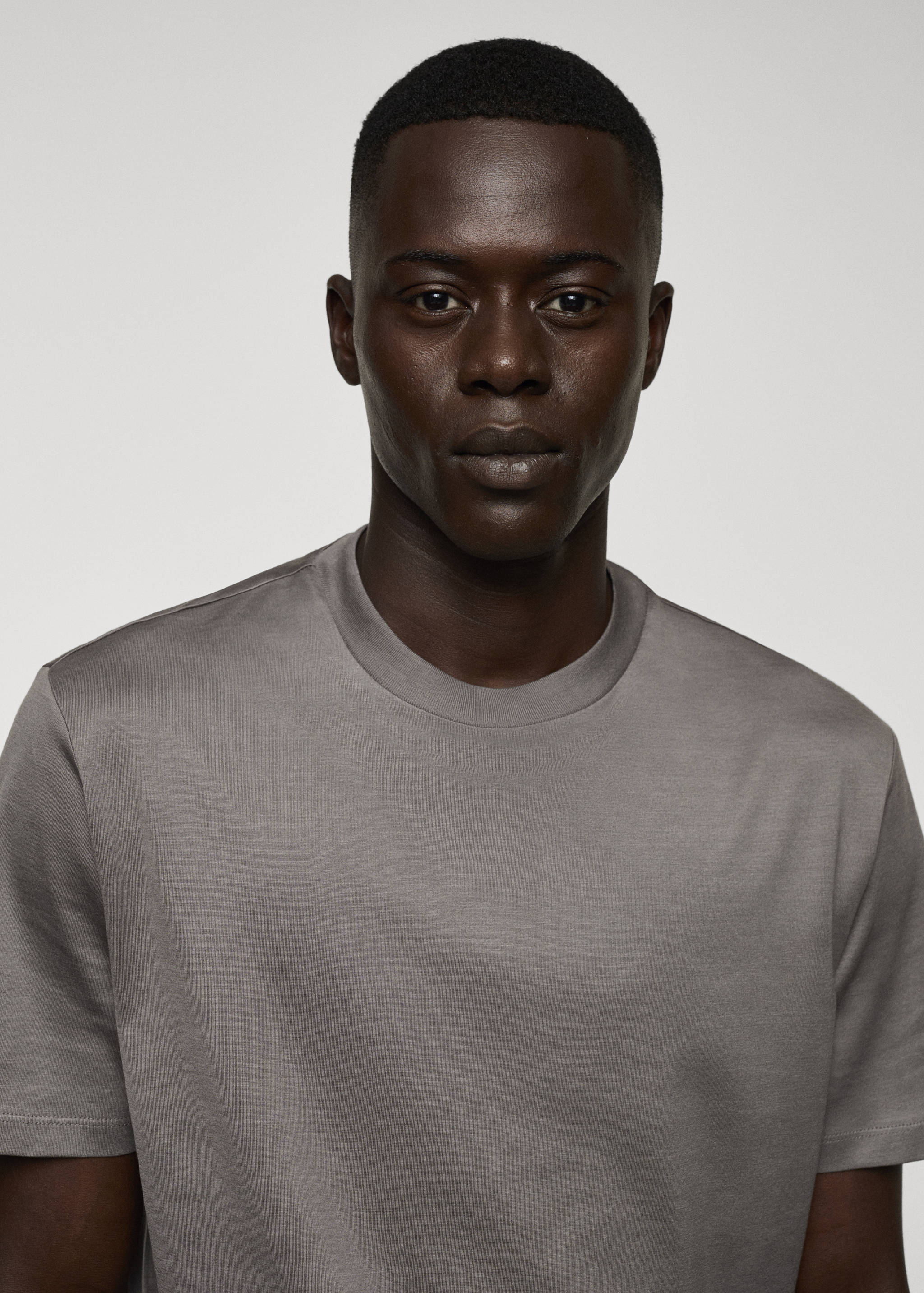 Mercerizované tričko slim fit - Detail zboží 1