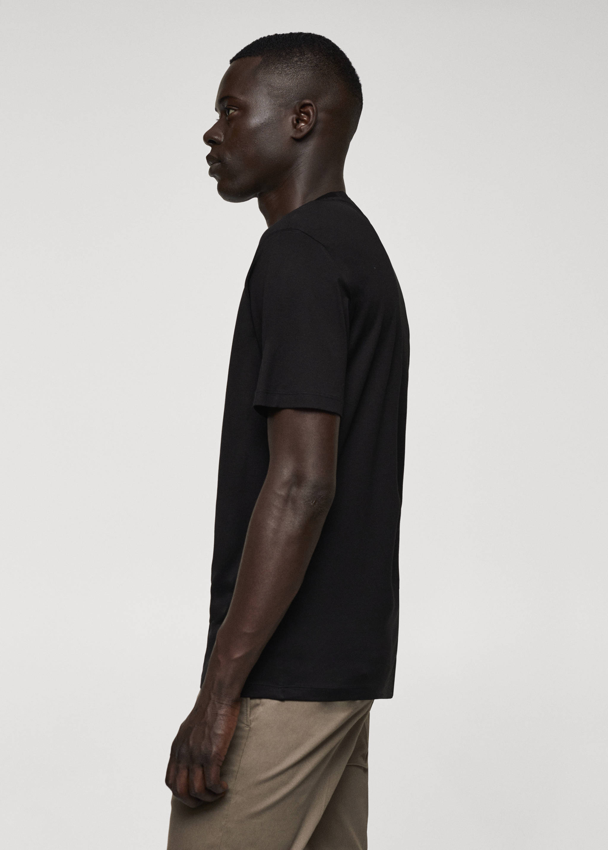 Mercerizované tričko slim fit - Detail zboží 2