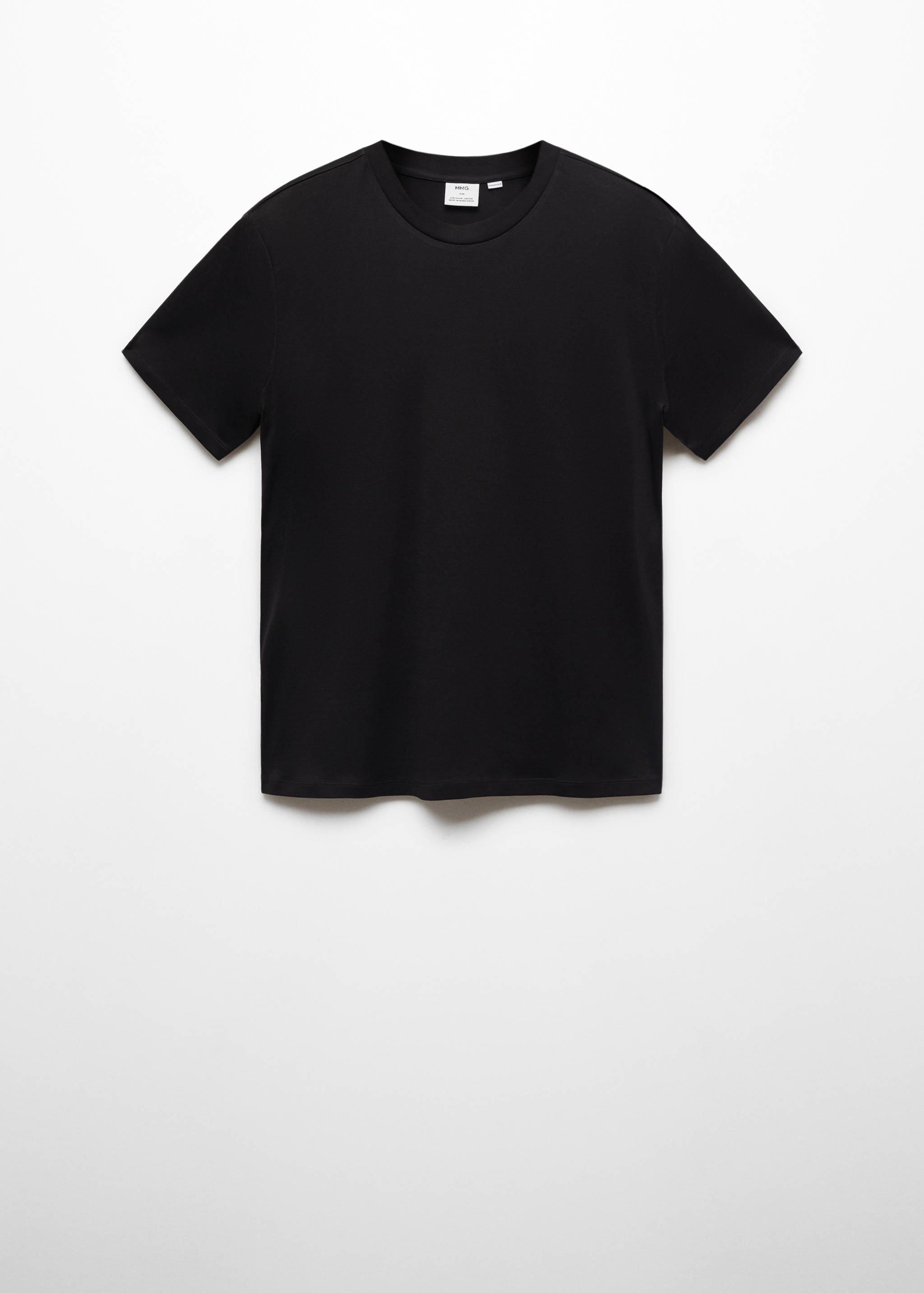 Mercerizované tričko slim fit - Zboží bez modelu