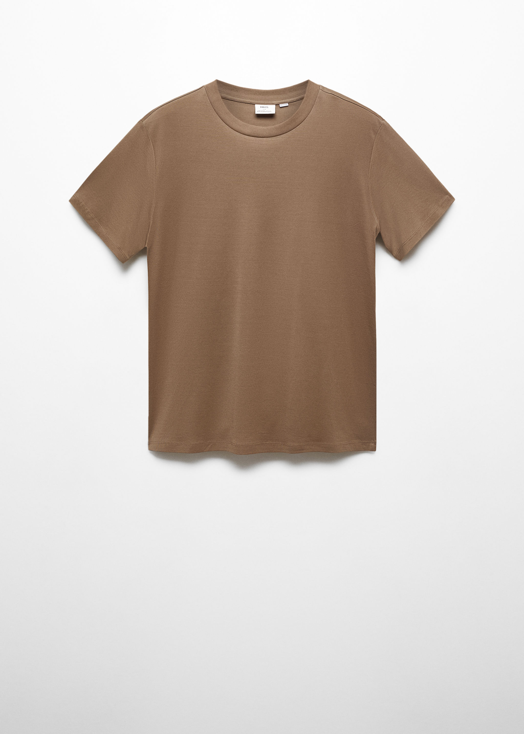 Mercerizované tričko slim fit - Zboží bez modelu
