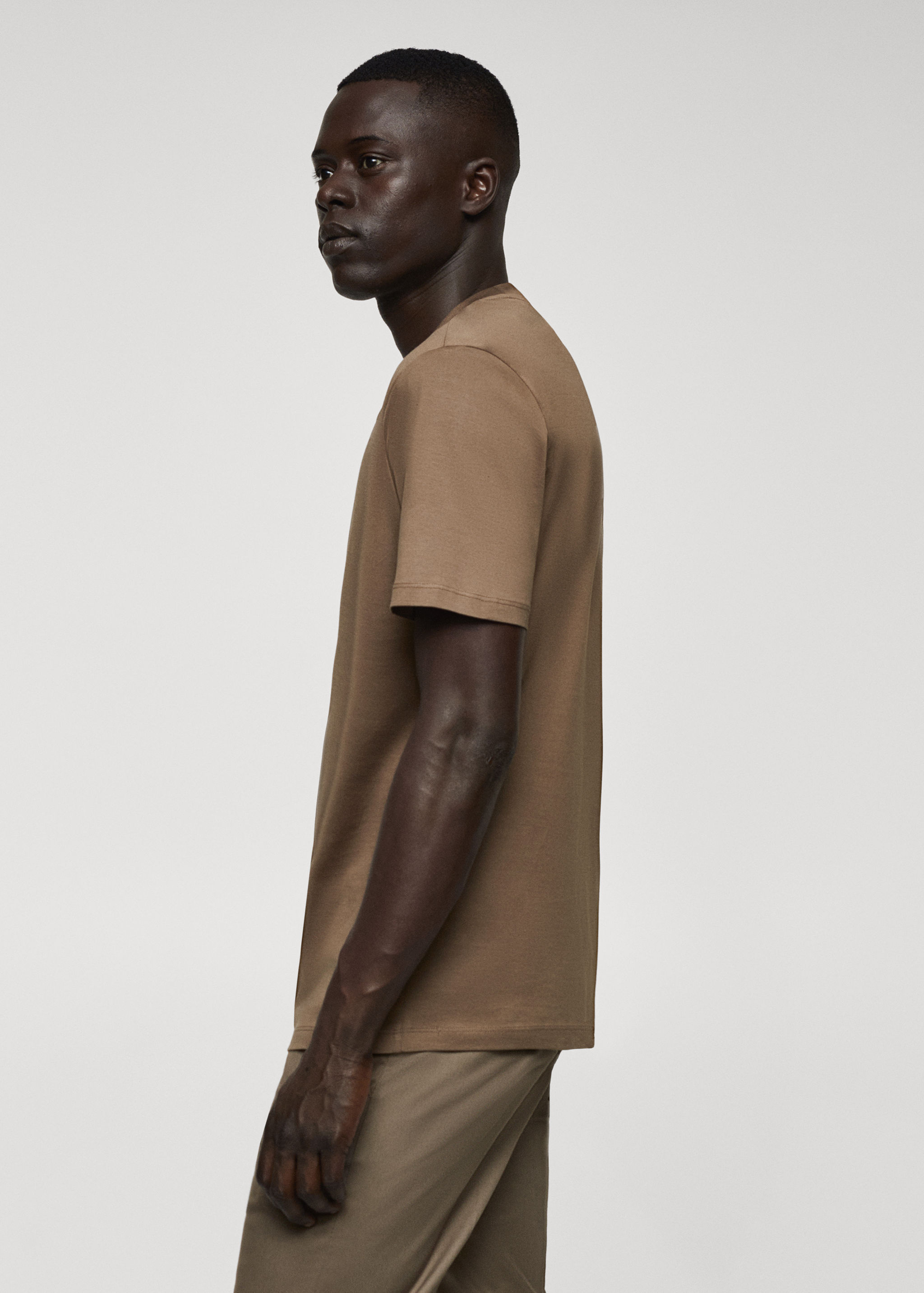 Mercerizované tričko slim fit - Detail zboží 2