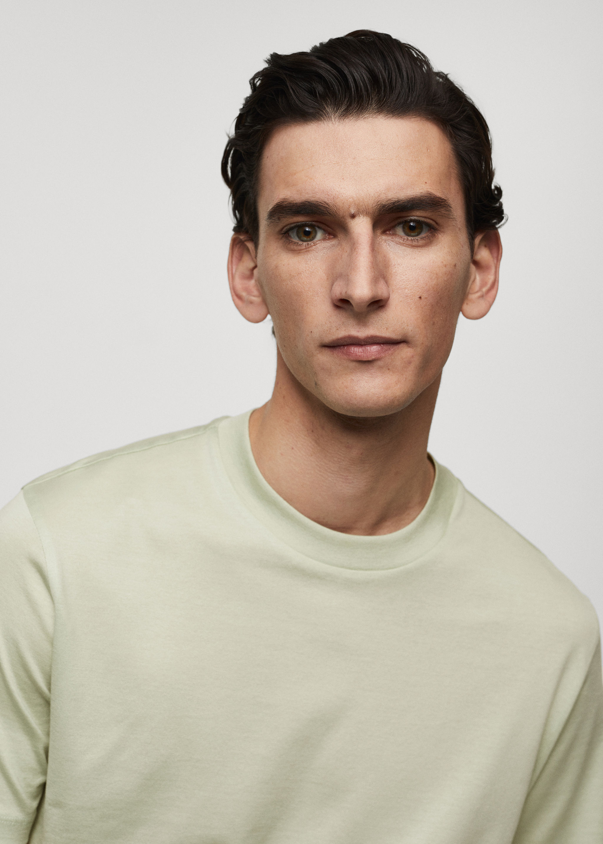 Samarreta slim fit merceritzada - Detall de l'article 1