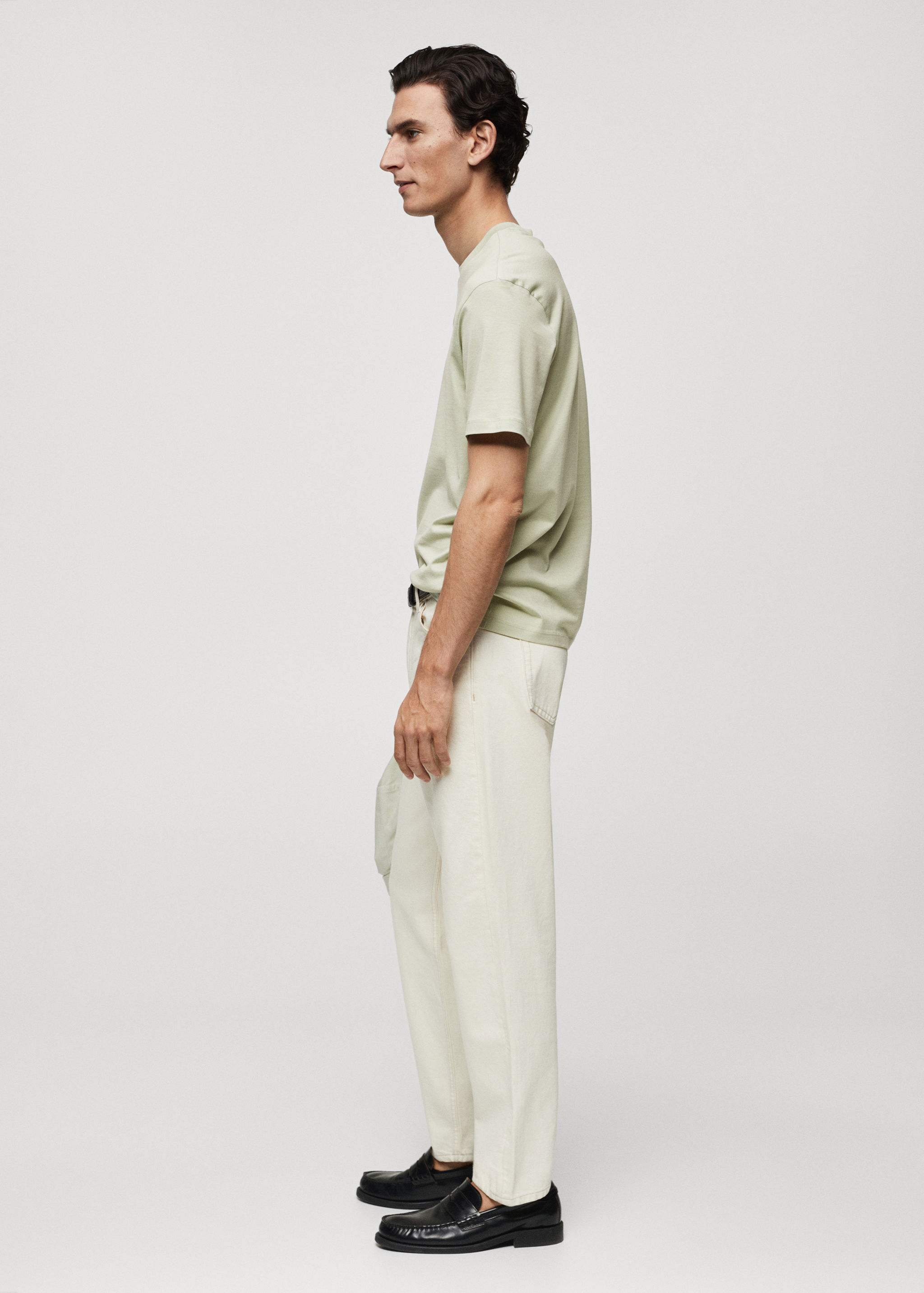 Samarreta slim fit merceritzada - Detall de l'article 2