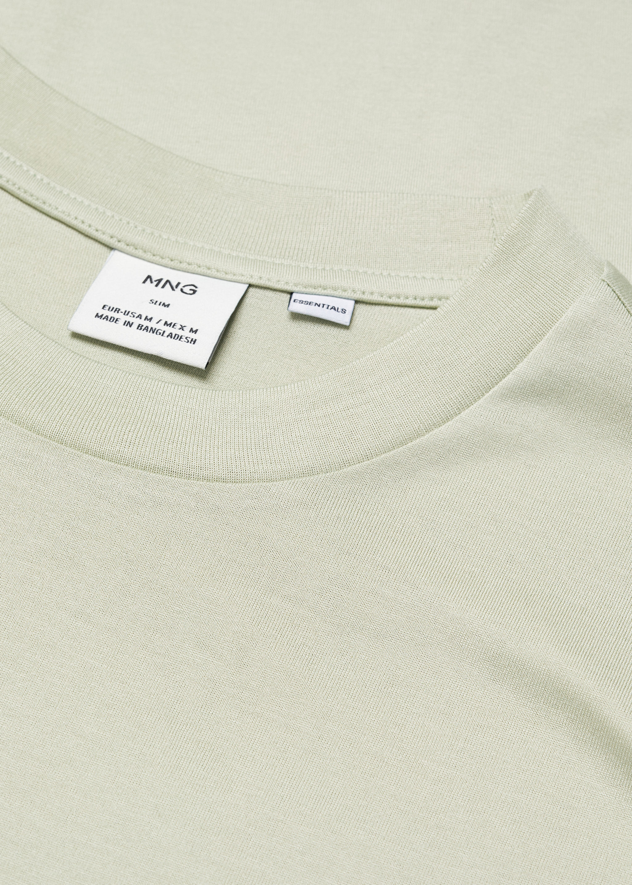 Samarreta slim fit merceritzada - Detall de l'article 8