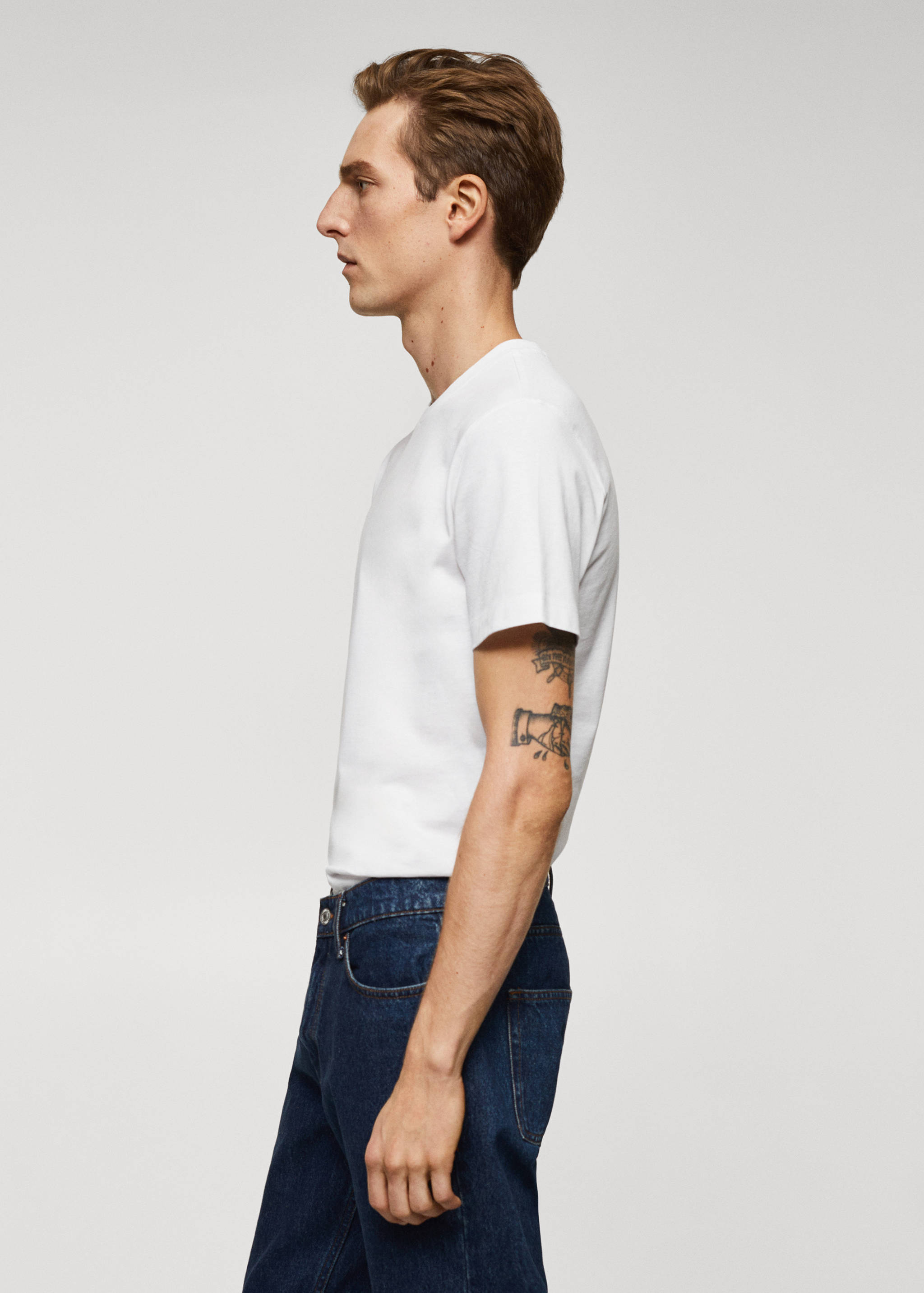 Essential cotton-blend T-shirt - Details of the article 2