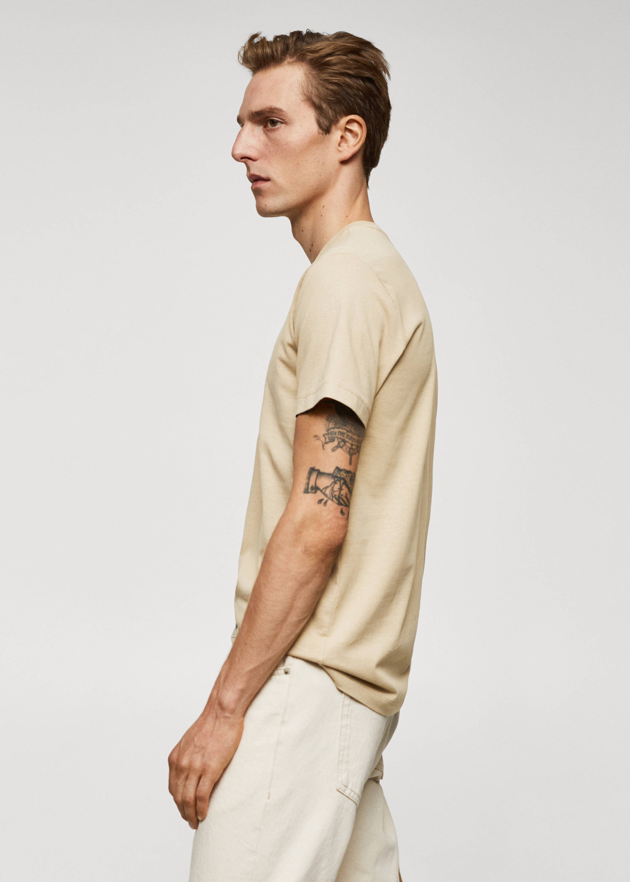 Essential cotton-blend T-shirt - Details of the article 2