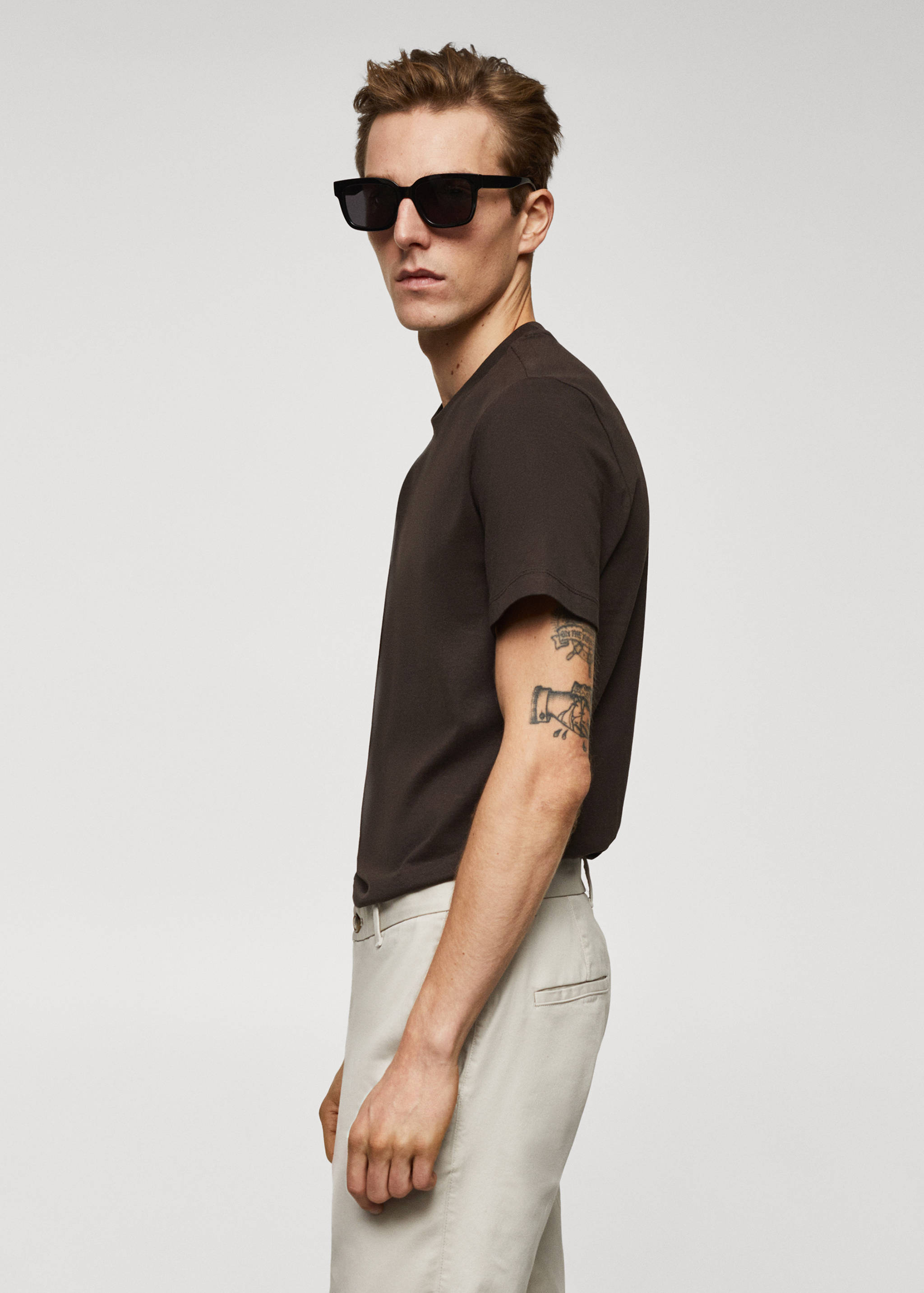 Essential cotton-blend T-shirt - Details of the article 2