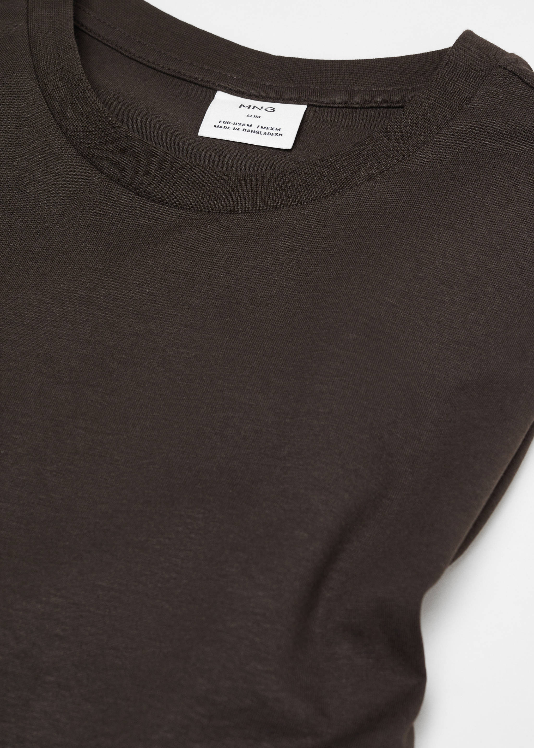 Essential cotton-blend T-shirt - Details of the article 8